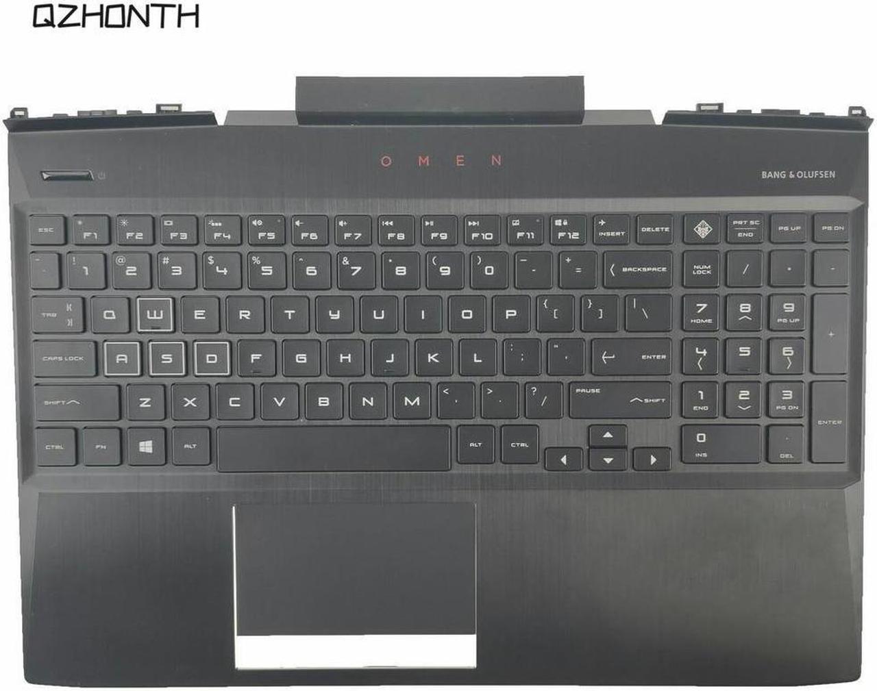 For HP 15-DC 15-DC0005TX TPN-Q211 Palmrest Upper Case with White Backlit Keyboard