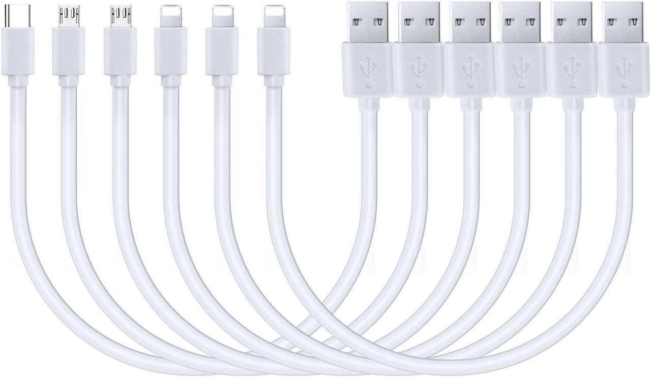 Beebo Beabo Compatible iPhone/Android Charger Cable,Lightning,Type-c,Micro USB Cable,30cm