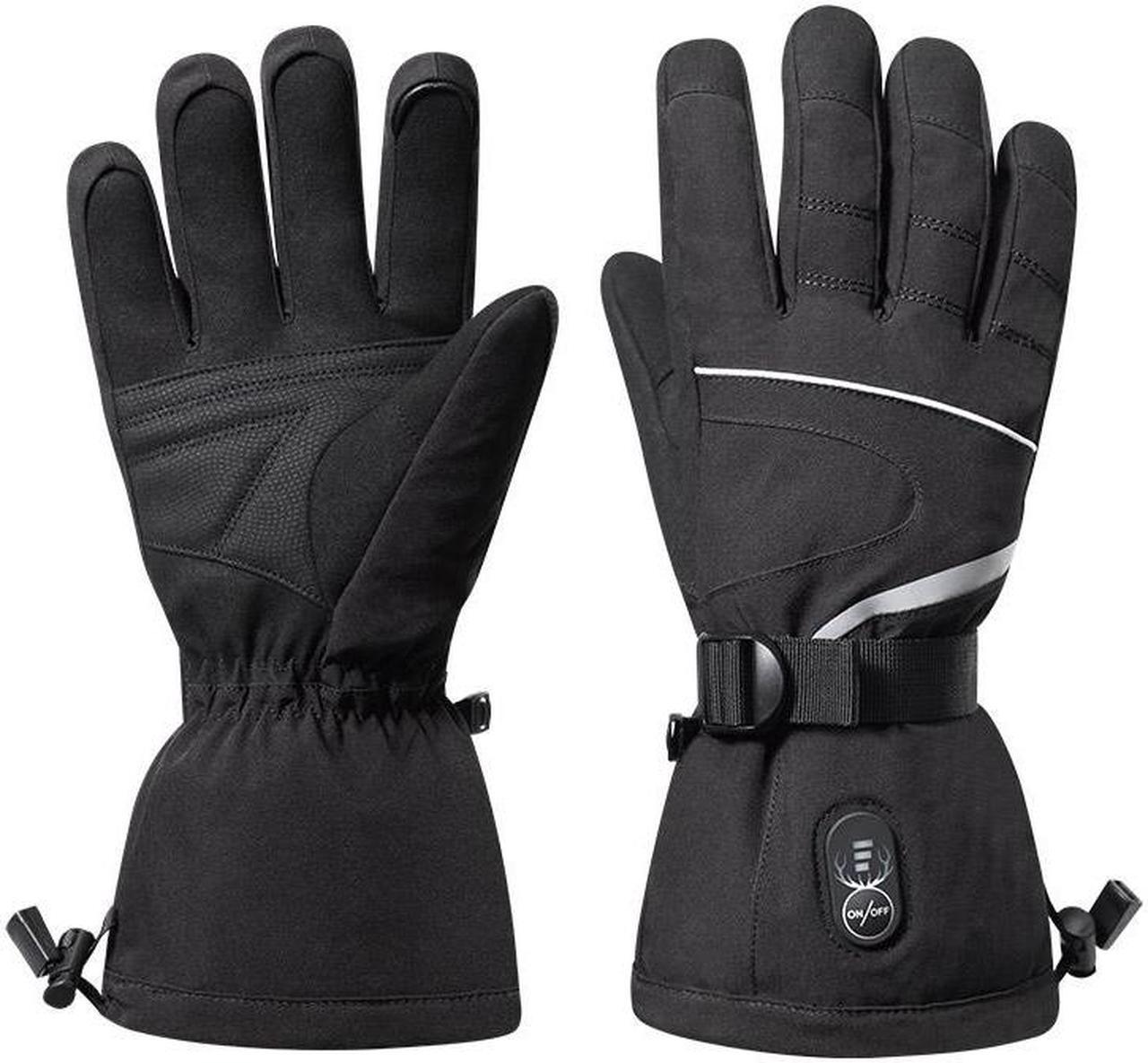 Alt view image 5 of 7 - Heated Gloves Rechargeable - Electric Battery Ski Gloves Men Women,Motorcycle Cycling Riding Hunting Fishing Camping Hiking Heating Gloves,Hand Warmer for Raynaud's XXX-Large