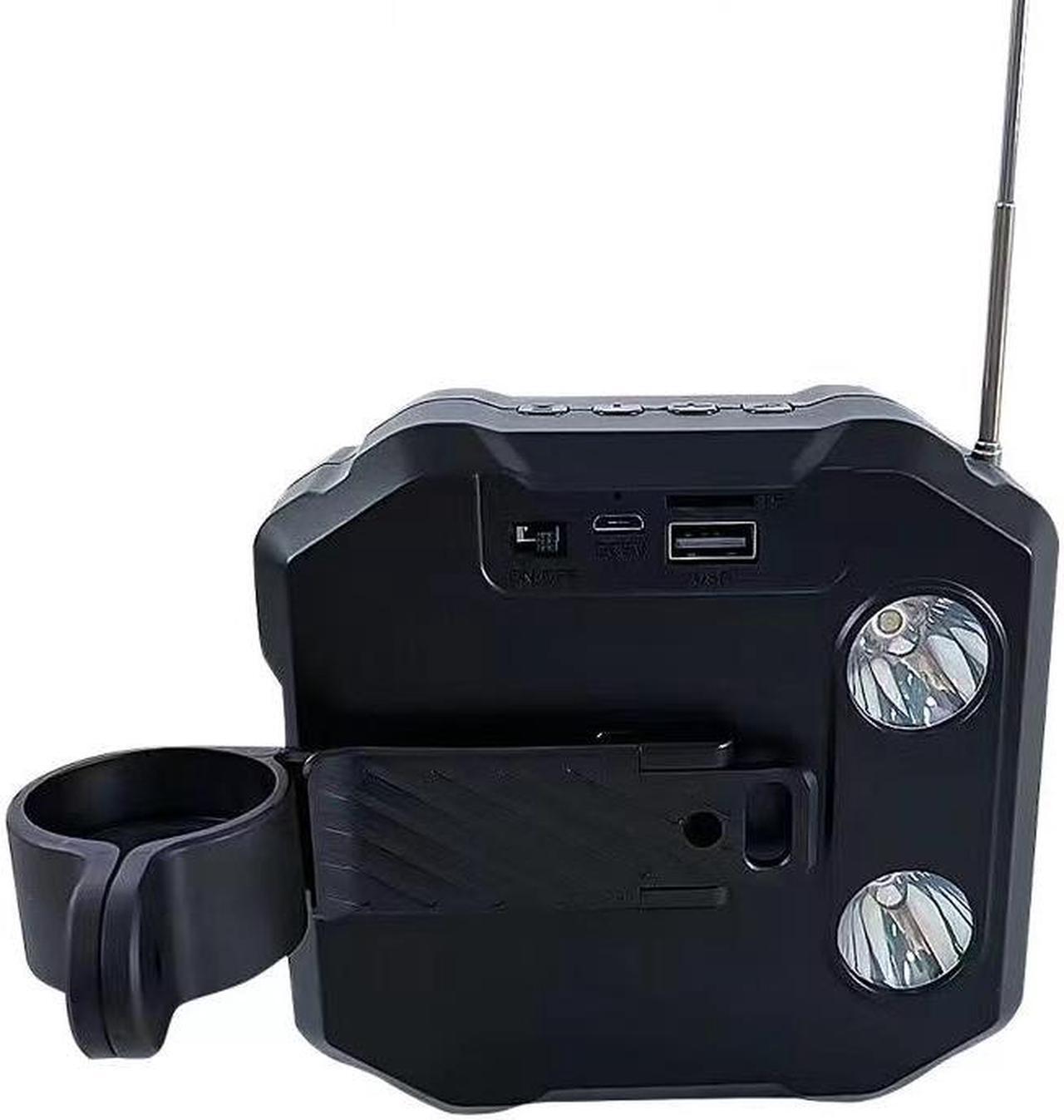 Main image of SCPCODE Night Bicycle-riding Bluetooth Speaker with Flash Light, Solar Charging Option,for Bicycles-riding, Backpack hiking, Outdoor,Camping