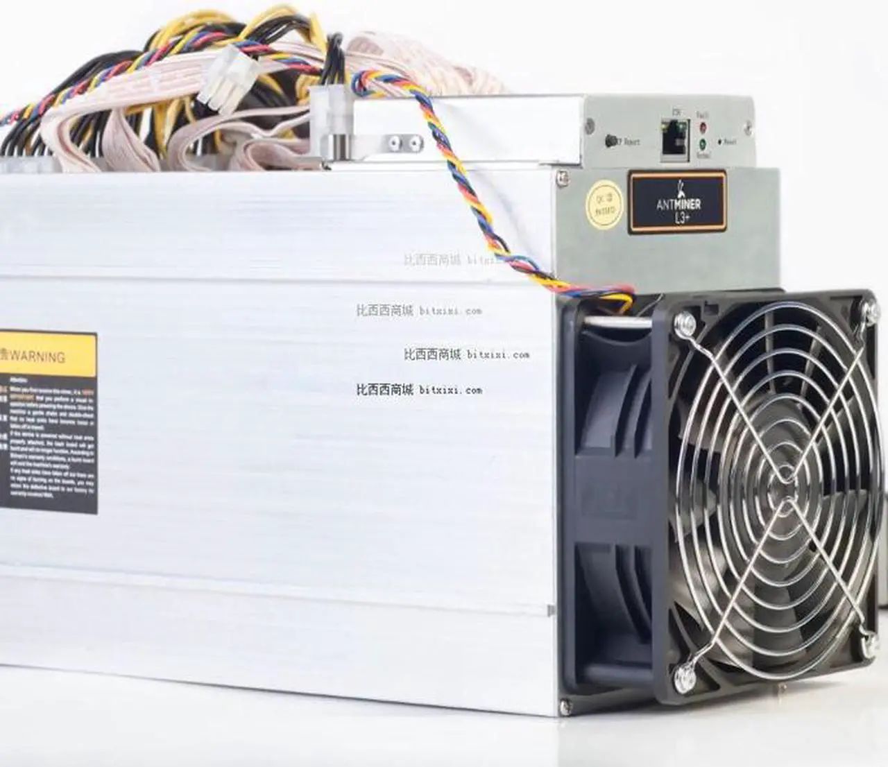 Main image of Bitcoin ASIC Miner L3+ 504M/S 1.6J/MH consumption ratio with PSU Scrypt BM1485 ASIC Chip Litecoin Miner LTC DOGE Antminer  Mining Machine better than antminer l3 S9 T9 DR3 m3