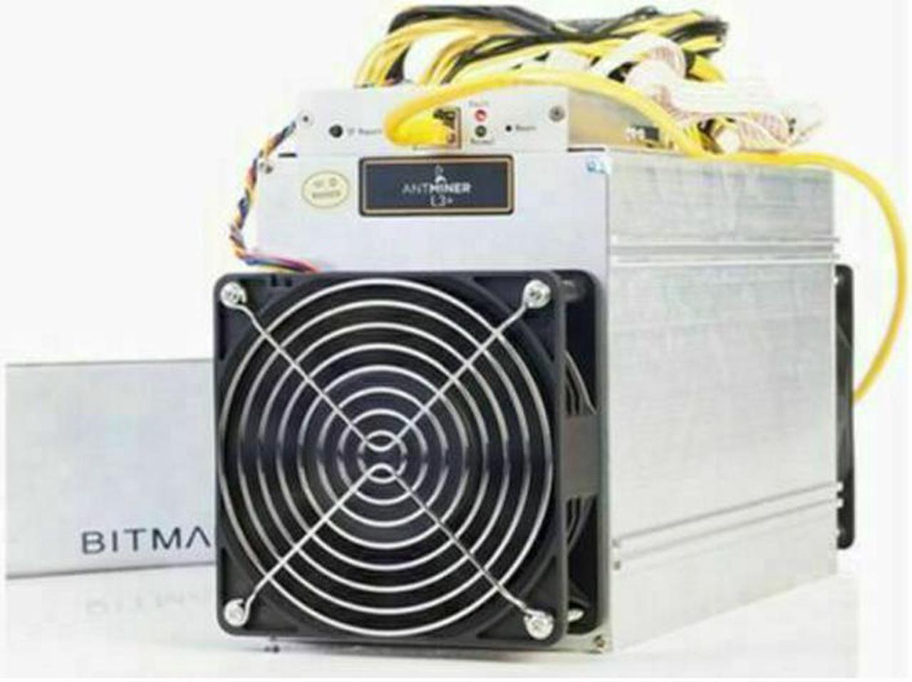 Bitmain Antminer L3+ 504 MH/s with APW 1.6J/MH/s + 10% BM1485 ASIC chip
 Ethernet 3+ + Power Supply, Scrypt (LTC, DOGE) 504 MH/s