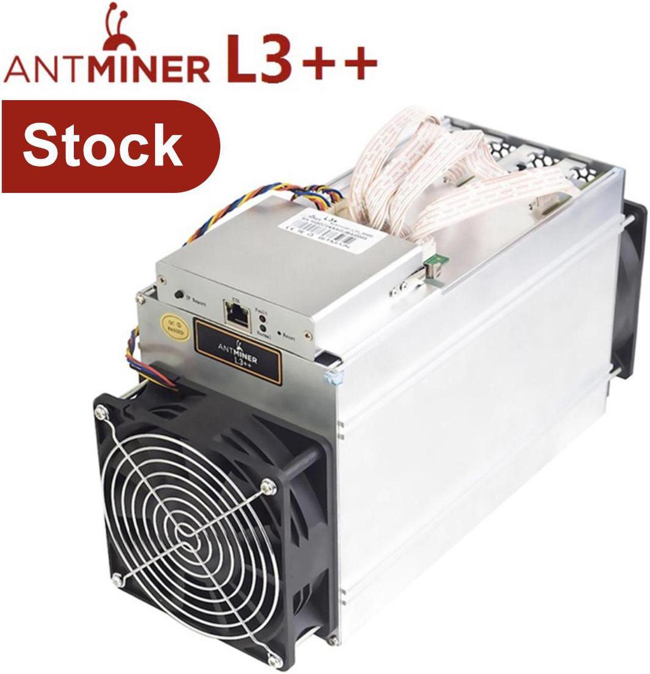 Bitmain ANTMINER L3++ ASIC Miner Scrypt Litecoin 580MH/s LTC Come with Doge Coin Mining Machine with New PSU Blockchain Miners Better Than ANTMINER L3 L3+ S9 S9J