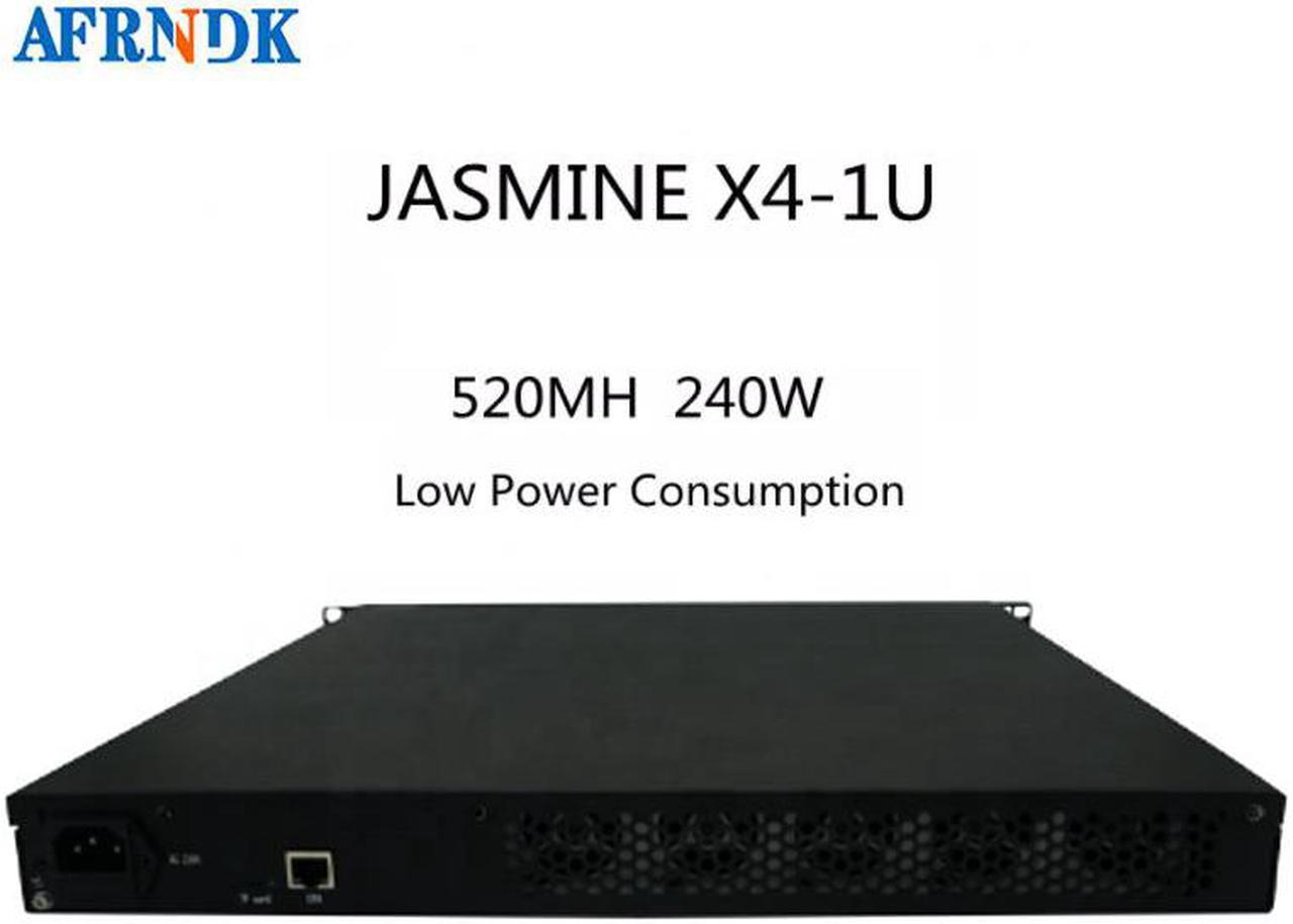 New Jasminer X4-1U ETC ETH Server Miner 520 MH/S Hashrate Blade Server 240W Low Power Consumption Ethereum Mining Machine