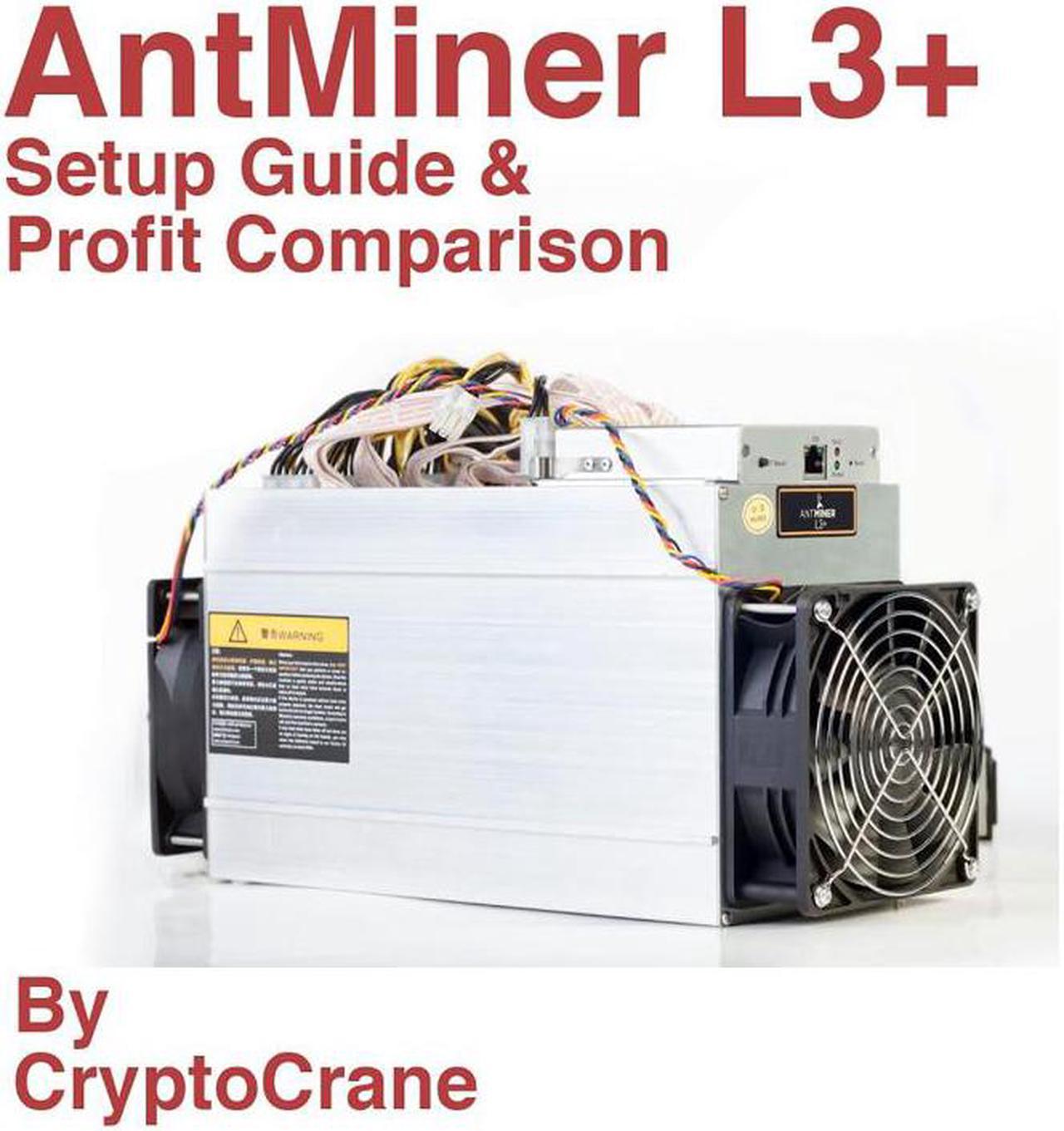 Bitmain ASIC Miner L3+ 504M/S 1.6J/MH consumption ratio with PSU Scrypt BM1485 ASIC Chip Litecoin Miner LTC DOGE Antminer L3 Mining Machine better than antminer l3 S9 T9 DR3 m3