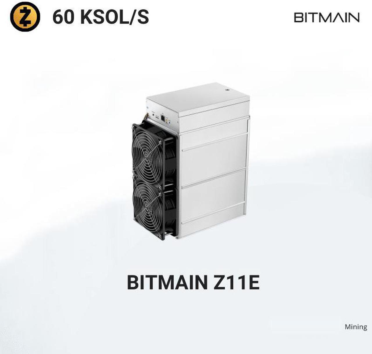 Bitmain Antminer Z11E  ZCash 60 KSOL/S asic miner Equihash algorithm ZEC mining machine with power consumption of 1418W