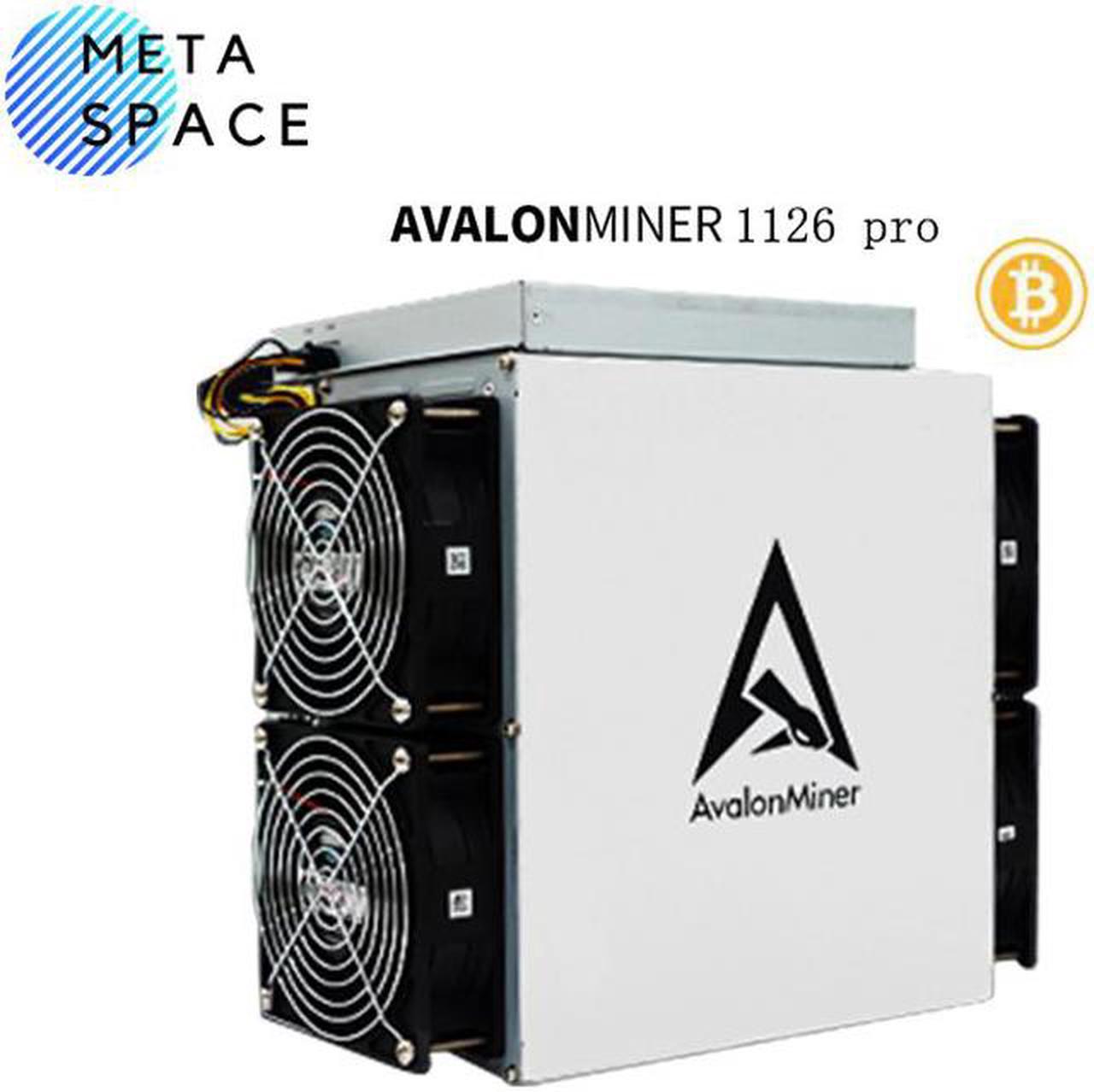 Canaan Avalon 1126 68T Asic Miner SHA256 Bitcoin BCH BTC miner Crypto Mining Machine A1126 68TH/s Bitcoin miner with power supply Avalon