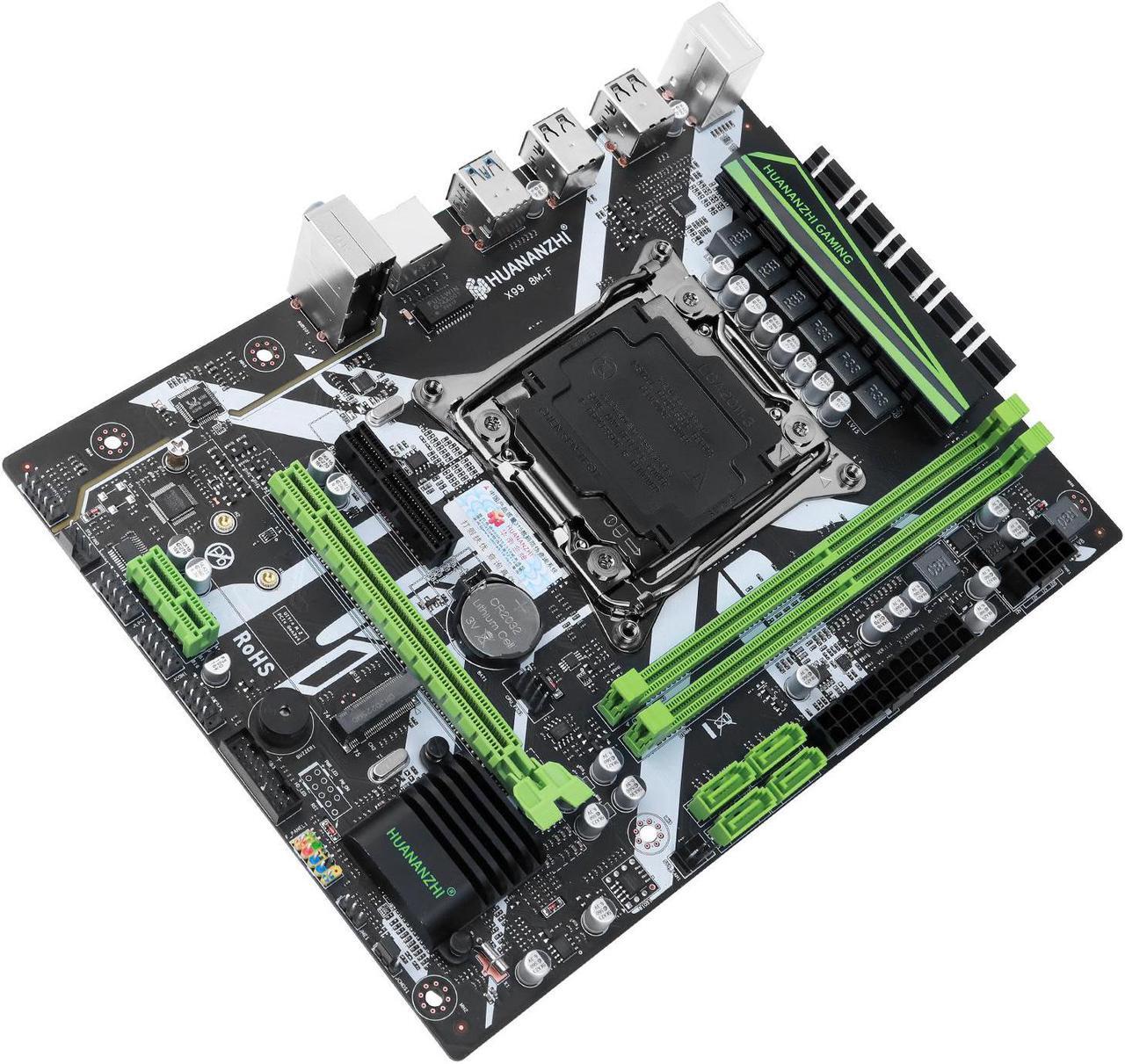 Alt view image 6 of 7 - HUANANZHI X99 8M F X99 Motherboard with Intel XEON E5 2620 V3 with 1*8G DDR4 NON-ECC memory combo kit set
