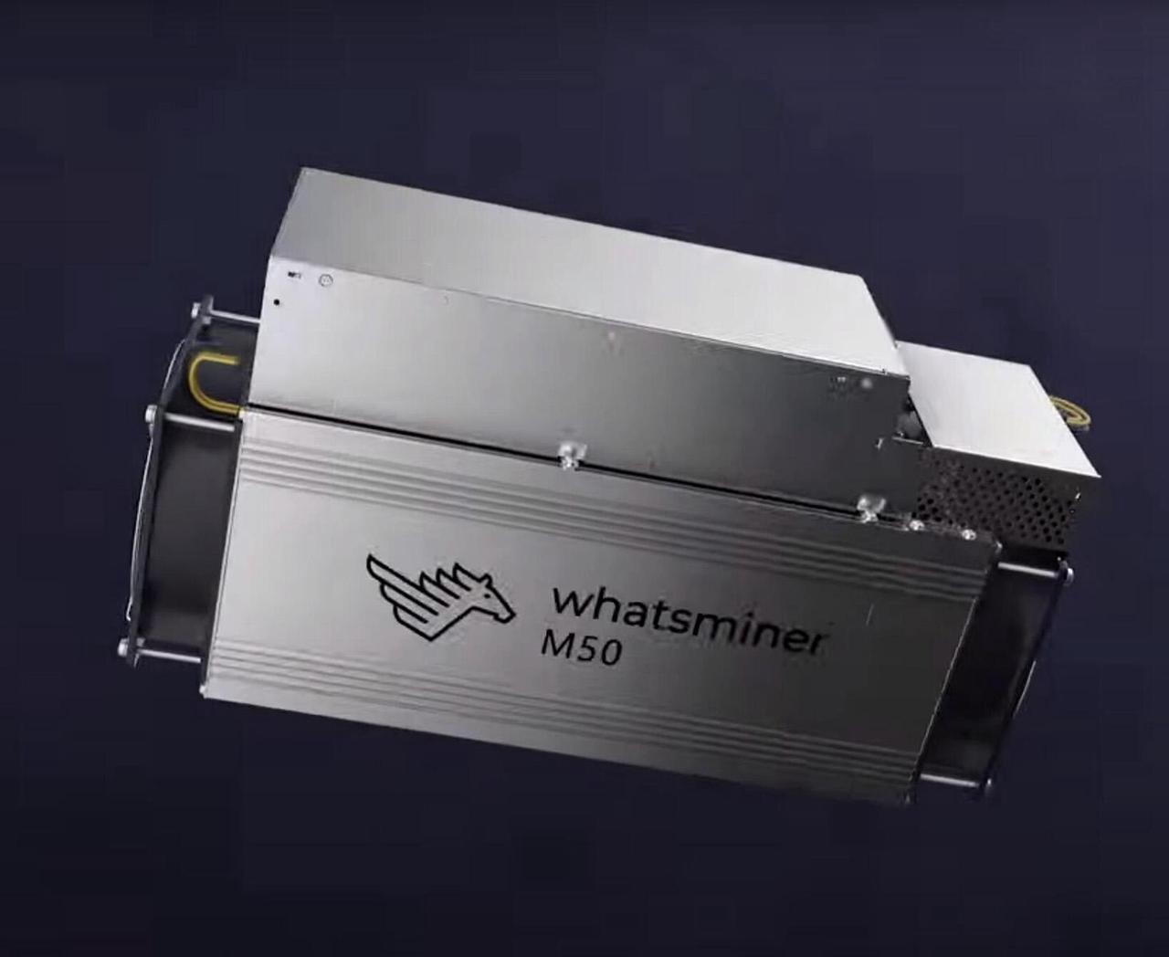 Alt view image 4 of 6 - The Newest Whatsminer M50 114T from MicroBT mining SHA-256 algorithm with a maximum hashrate of 114 TH/s at 29 J/T Most Efficient Asic Miner BTC Bitcoin With PSU