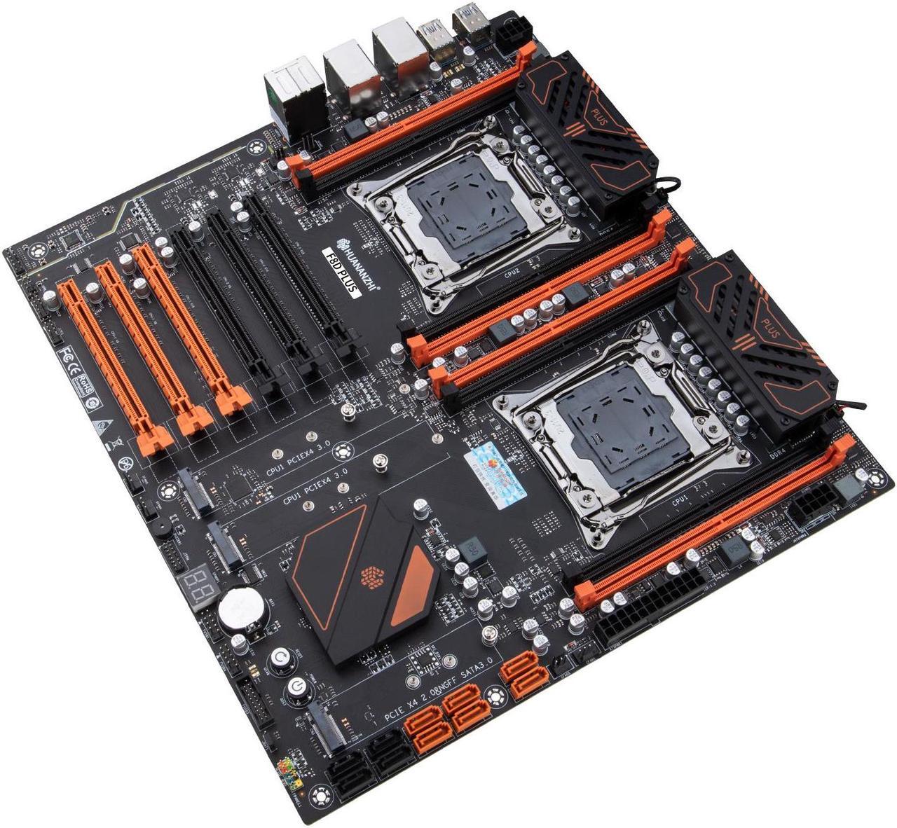 Alt view image 5 of 6 - HUANANZHI X99 F8D PLUS LGA 2011-3 XEON X99 Motherboard with Intel E5 2682 V4*2 with 4*32G DDR4 RECC memory combo kit set
