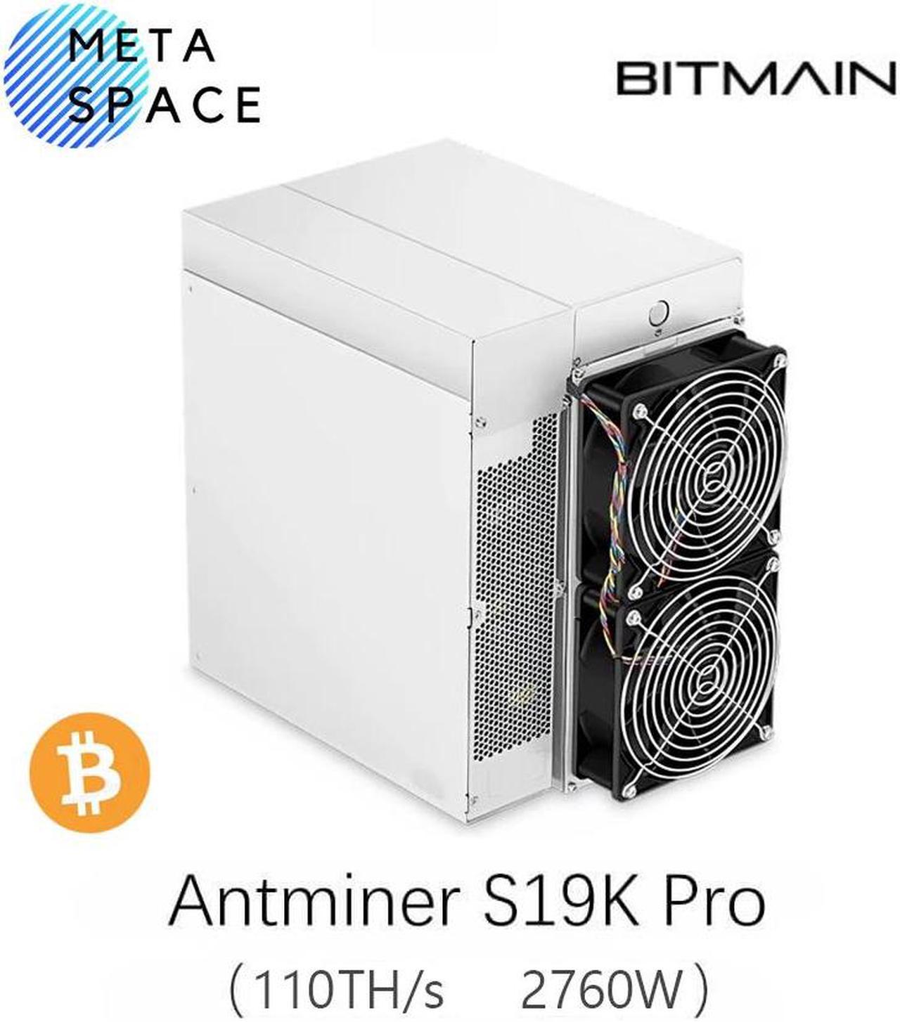 New Bitmain Antminer S19K Pro 110T Asic Miner s19k Pro 110Th/s 2760W Bitcoin Mining Machine BTC BCH Bitcoin Miner BTC Miner Better Than Antminer S19 S17 S19j whatsminer M30S M20S