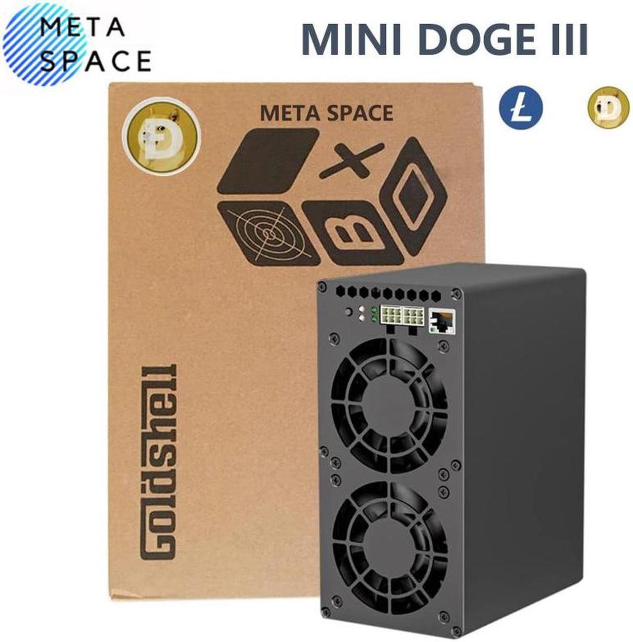 New Gold shell Mini Doge III 700MH/S 400W Without PSU LTC&Doge Coin Miner Litcoin dogecoin Miner Gold-shell Doge Miner For Home Miner Box Low Noise Better Than Mini doge II