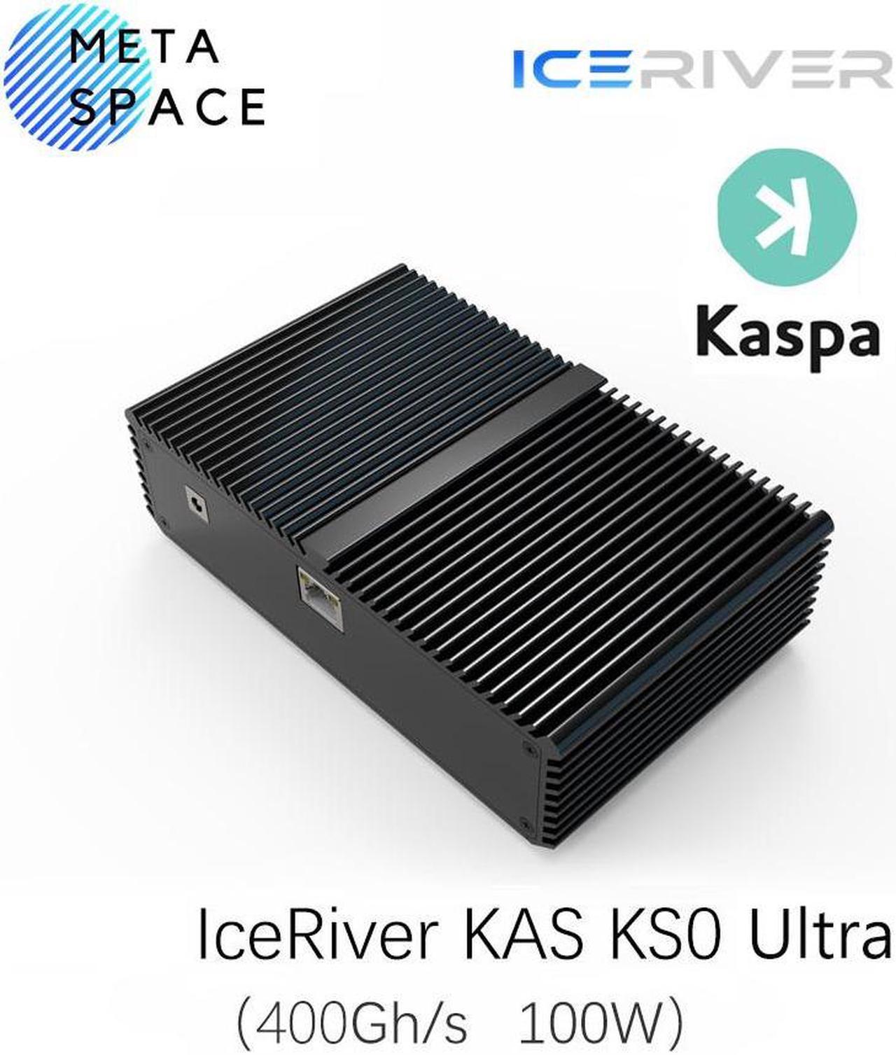 IceRiver KS0 Ultra 400Gh/S 100W KAS Miner Kaspa Mining Machine With PSU KAS Asic Mining IceRiver KAS KS0 Ultra Miner Better Than iceriver KS0