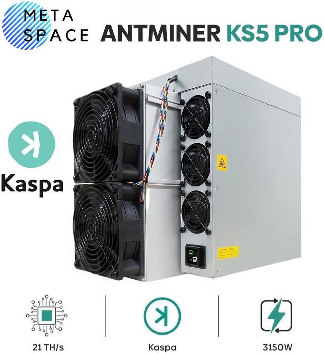 Antminer KS5pro 21TH/s 3150W Kaspa Miner Antminer KS5 Pro Best Powerful KAS Mining KS5 Pro Crypto KAS Miner KHeavyhash Mining Kaspa Miner Machine