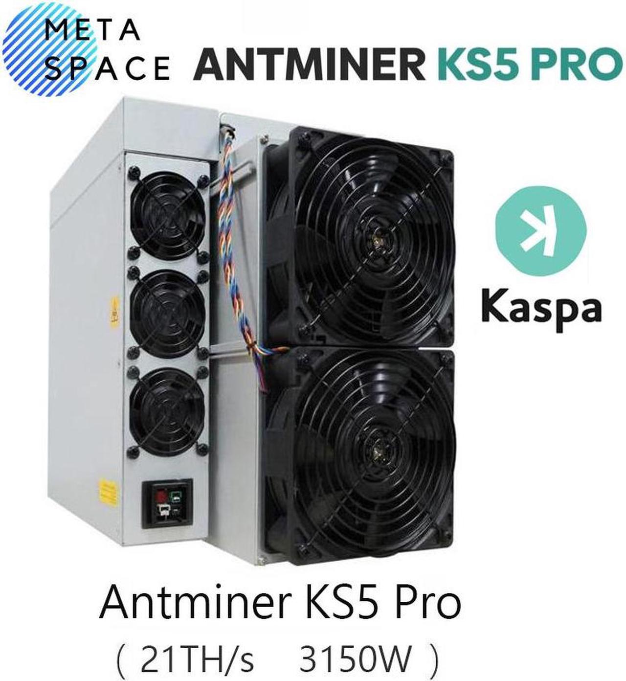 Bitmain Antminer KS5 pro 21TH/s 3150W Kaspa Miner Antminer KS5Pro 21T KAS Mining KS5 Pro Crypto KAS Miner KHeavyhash Mining Kaspa Miner Machine