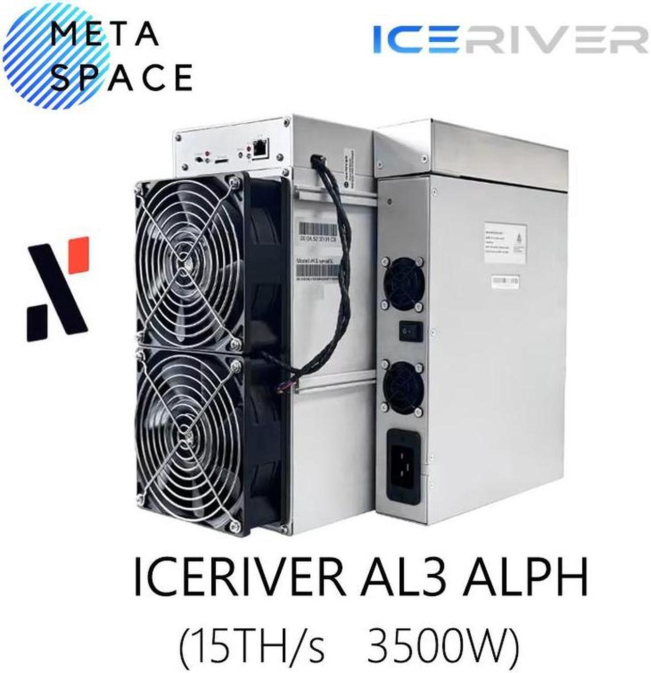 New IceRiver AL3 15Th/s 3500W Alephium Miner Iceriver ALPH Mining Machine Blake3 algorithm PSU Included APHL AL3 ASIC Miner RIg