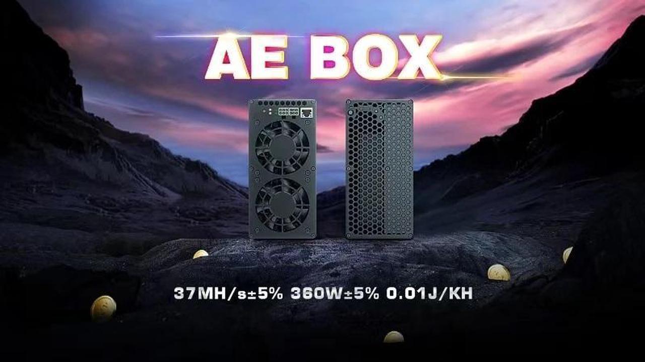 Alt view image 6 of 7 - New Gold shell AE BOX 37Mh/s 360W Without PSU Aleo Miner zkSNARK Algorithm Home Silent ALEO Mining Gold-shell AEBOX ALEO Coin Miner