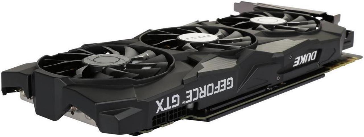 Alt view image 3 of 5 - MSI GTX 1080 TI DUKE 11G OC NVIDIA PCI-E Graphic Card