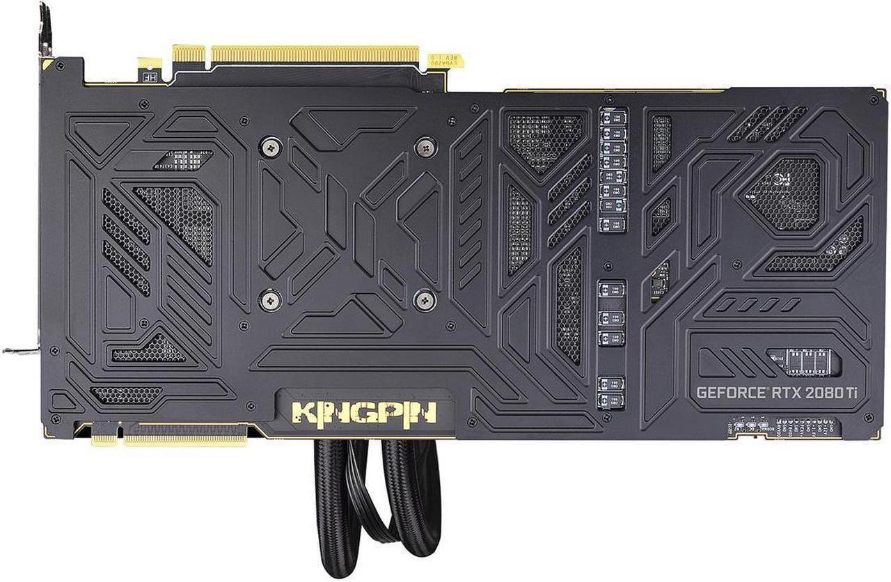 Alt view image 3 of 4 - EVGA GeForce RTX 2080 Ti K|NGP|N GAMING, 11G-P4-2589-KR, 11GB GDDR6, iCX2 Technology, OLED Display, Metal Backplate