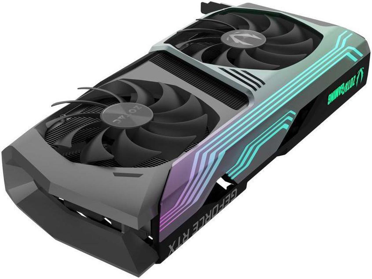 Alt view image 5 of 5 - ZOTAC GAMING GeForce RTX 3070 AMP Holo LHR 8GB GDDR6 256-bit 14 Gbps PCIE 4.0 Gaming Graphics Card, HoloBlack, IceStorm 2.0 Advanced Cooling, SPECTRA 2.0 RGB Lighting, ZT-A30700F-10PLHR
