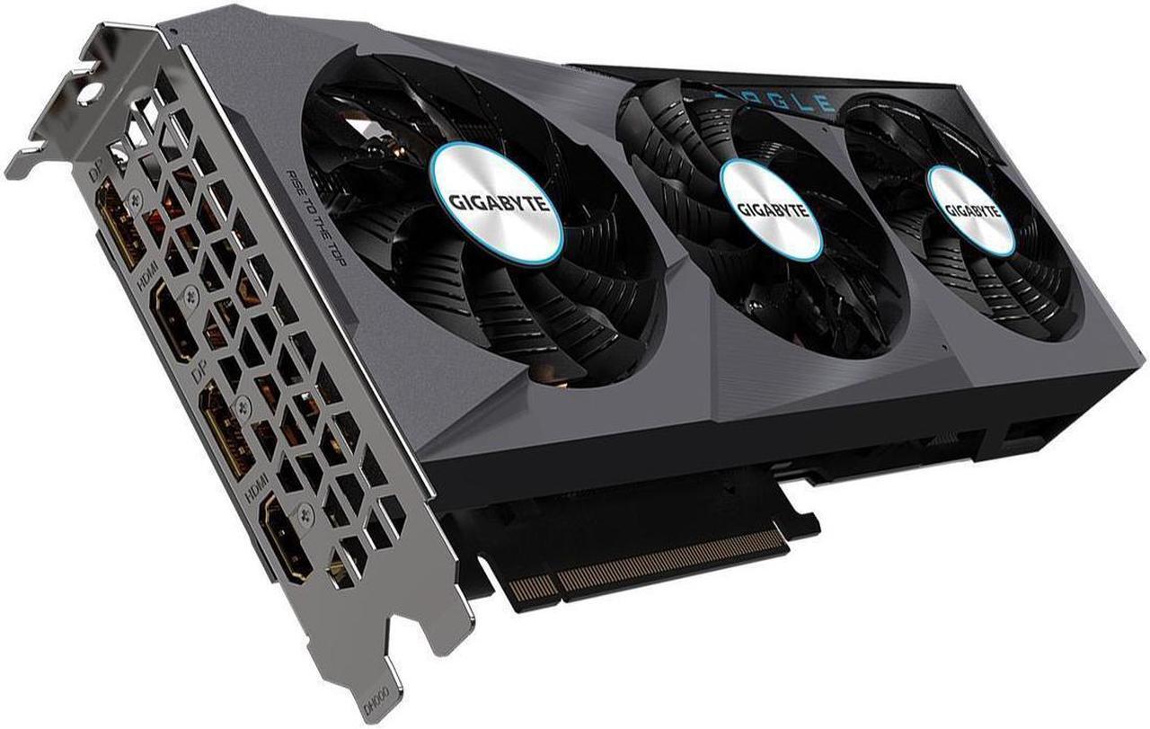 Alt view image 2 of 6 - GIGABYTE Eagle OC GeForce RTX 3070 8GB GDDR6 PCI Express 4.0 ATX Video Card GV-N3070EAGLE OC-8GD (rev. 2.0) (LHR)