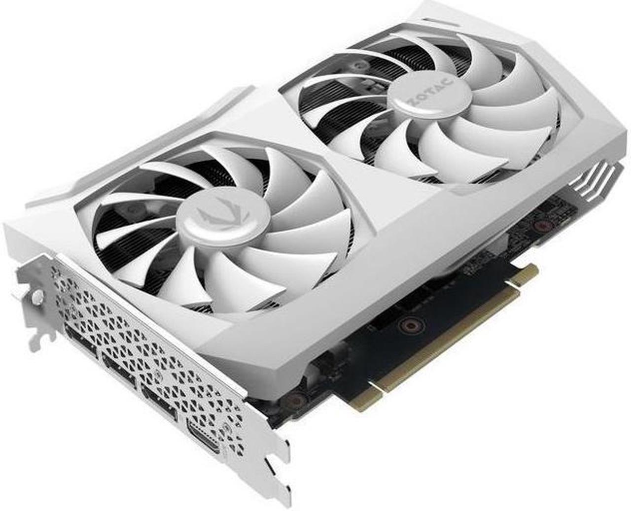 Alt view image 3 of 6 - ZOTAC GAMING GeForce RTX 3070 Twin Edge OC White Edition LHR ZT-A30700J-10PLHR 8GB GDDR6X 384 Bit 1755 MHz 14 Gbps 3DP HDMI Graphic Card