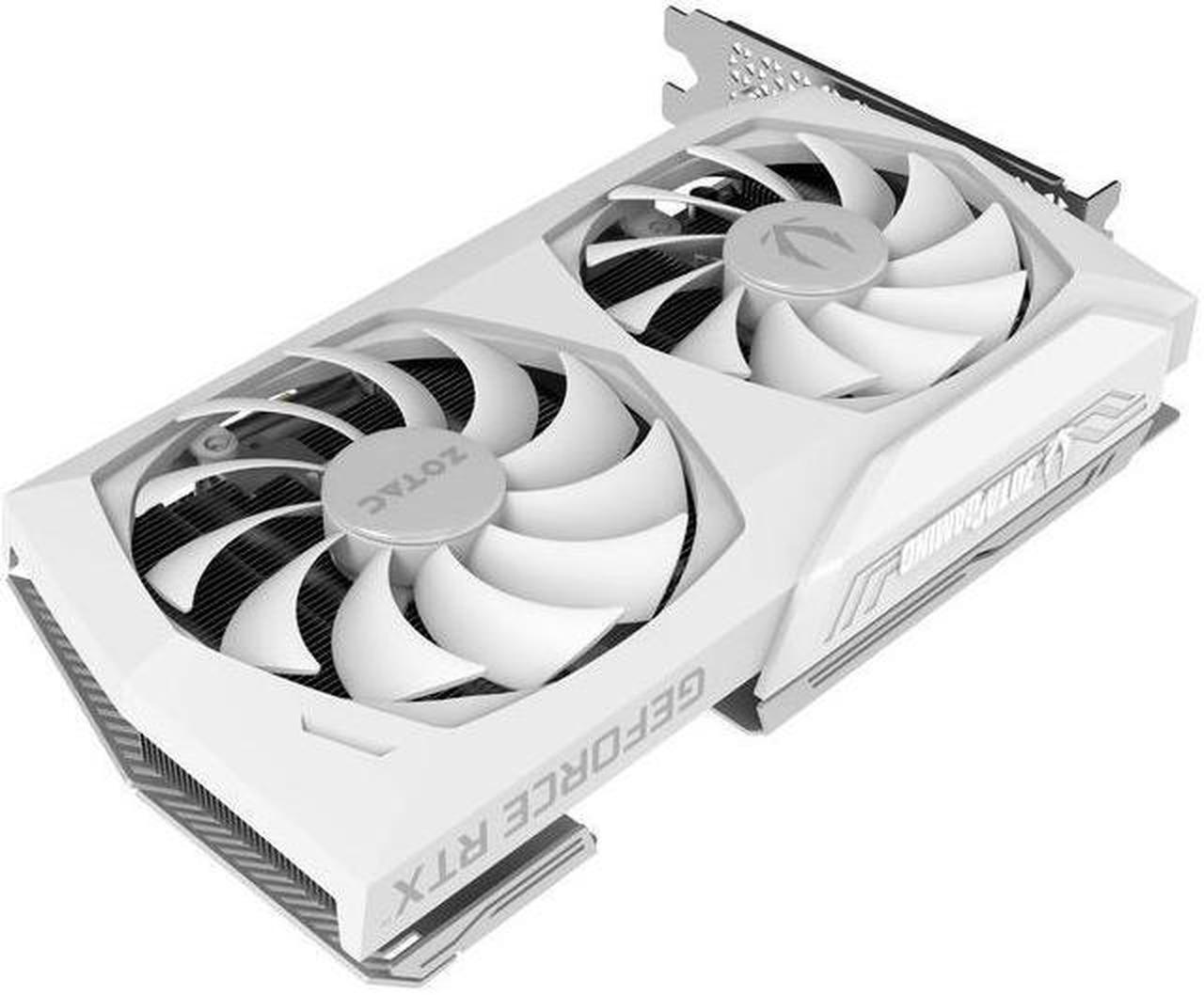 Alt view image 4 of 6 - ZOTAC GAMING GeForce RTX 3070 Twin Edge OC White Edition LHR ZT-A30700J-10PLHR 8GB GDDR6X 384 Bit 1755 MHz 14 Gbps 3DP HDMI Graphic Card