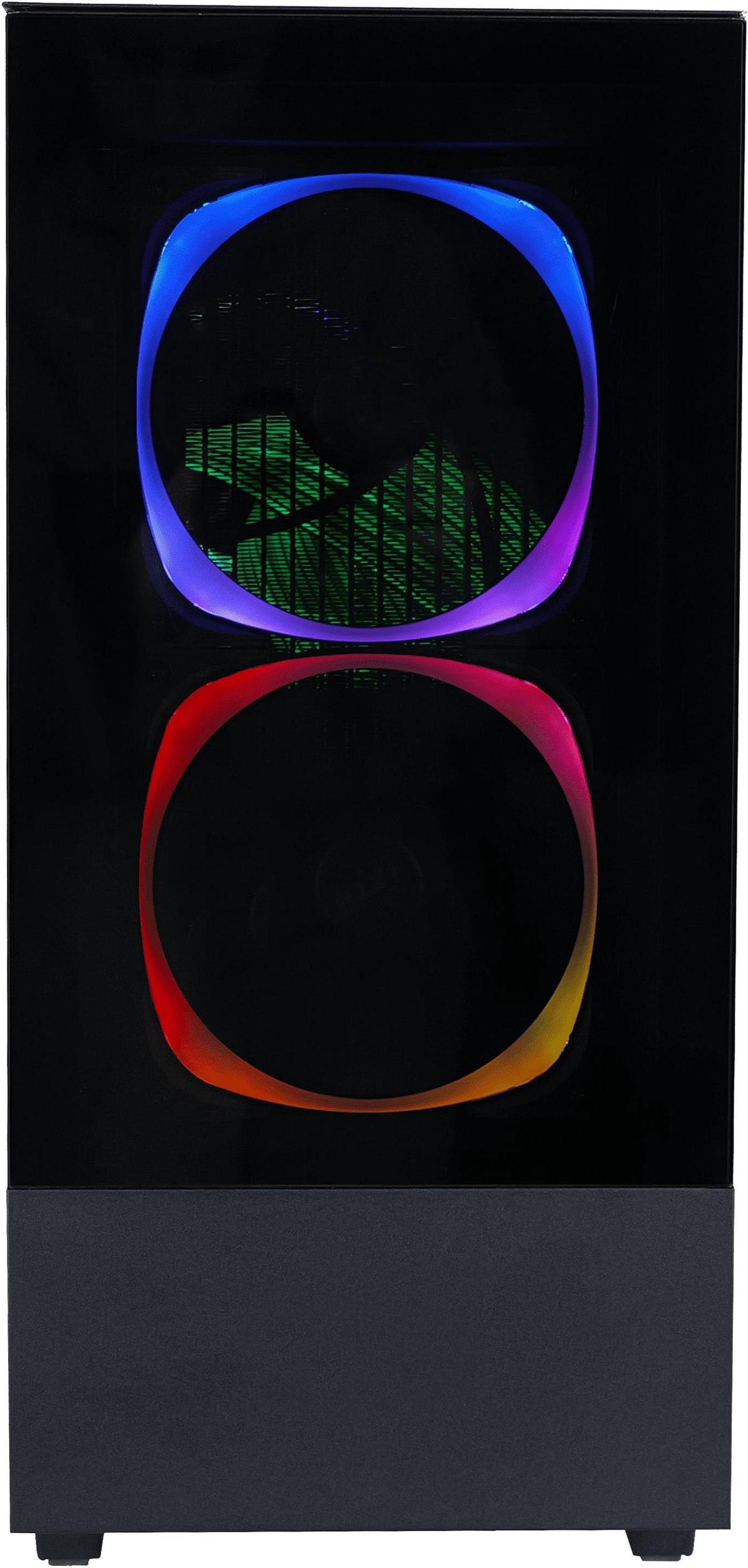 Alt view image 2 of 6 - HyperFury Gaming PC - AMD Ryzen 5 5500 (3.6GHz), NVIDIA GeForce RTX 3070, DDR4-3200 RGB 16GB, 2TB NVMe M.2 SSD, Windows 11, WiFi, Xtreme VR - OEM