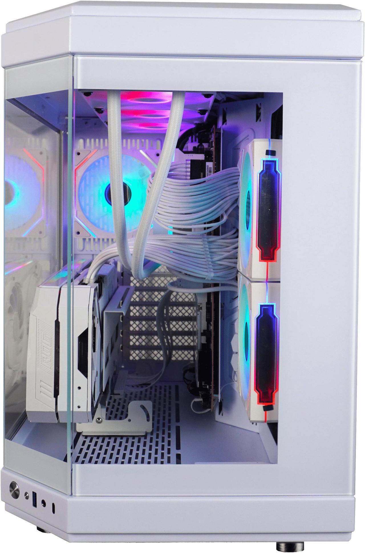 Alt view image 2 of 6 - HyperUltra Gaming PC - AMD Ryzen 7 7800X3D (4.2GHz), NVIDIA GeForce RTX 3080Ti, DDR5-6000 RGB 64GB, 2TB NVMe M.2 SSD, Windows 11, WiFi, Xtreme VR - OEM