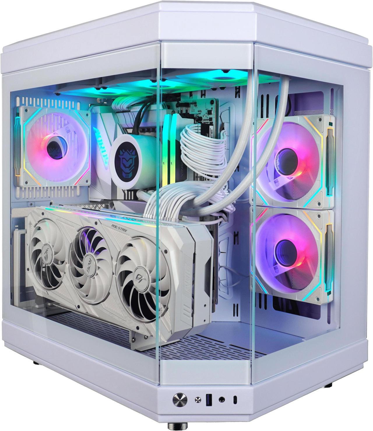 Main image of HyperUltra Gaming PC - AMD Ryzen 7 7800X3D (4.2GHz), NVIDIA GeForce RTX 3080Ti, DDR5-6000 RGB 64GB, 2TB NVMe M.2 SSD, Windows 11, WiFi, Xtreme VR - OEM