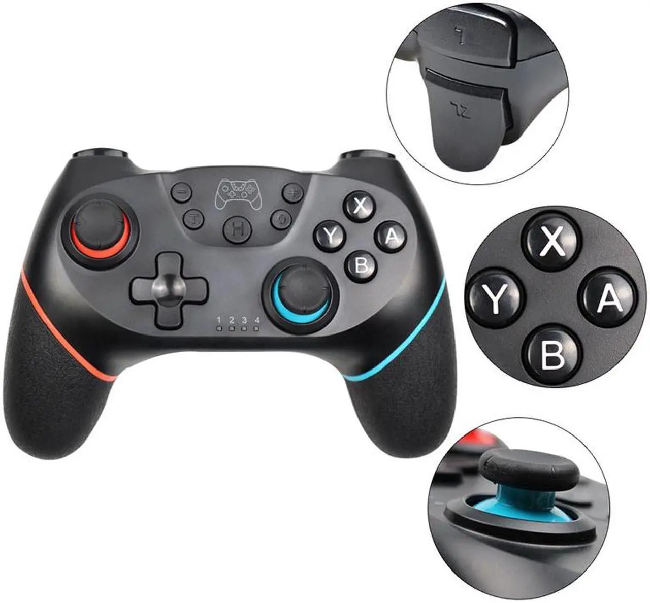 Alt view image 5 of 7 - Bluetooth Controller For Switch Pro NS-Switch Pro Game Console Gamepad Controller For Nintendo Switch