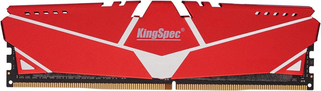 KingSpec DDR4 RAM 8GB Memory Module 3200 MHz 288-Pin UDIMM with Heatsink for Computer Desktop PC Memories Module Gaming