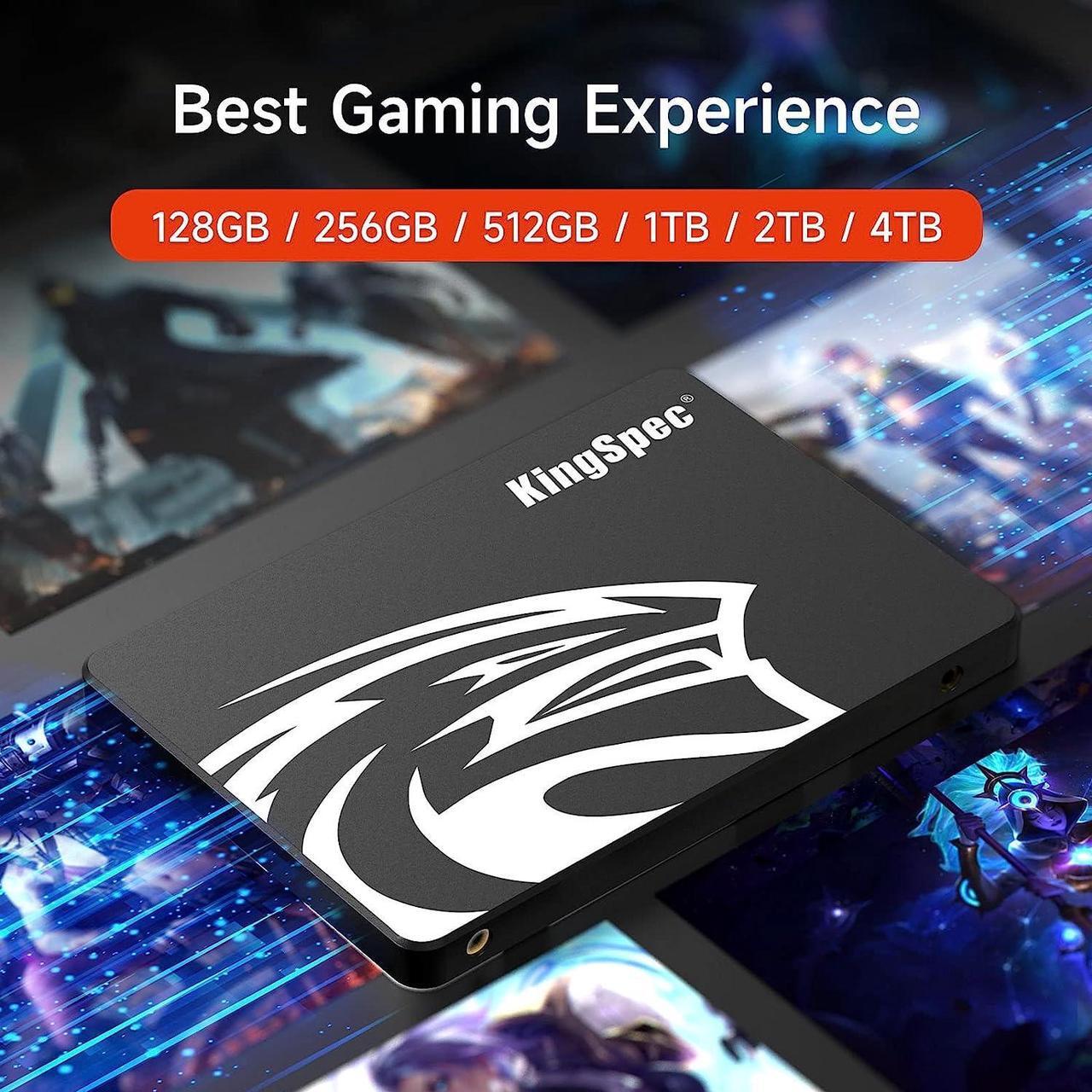 Alt view image 6 of 7 - KingSpec SSD 256GB Internal Solid State Drive 2.5 Inch SATA III NAND Flash Data Storage PC laptop Desktop Transfer