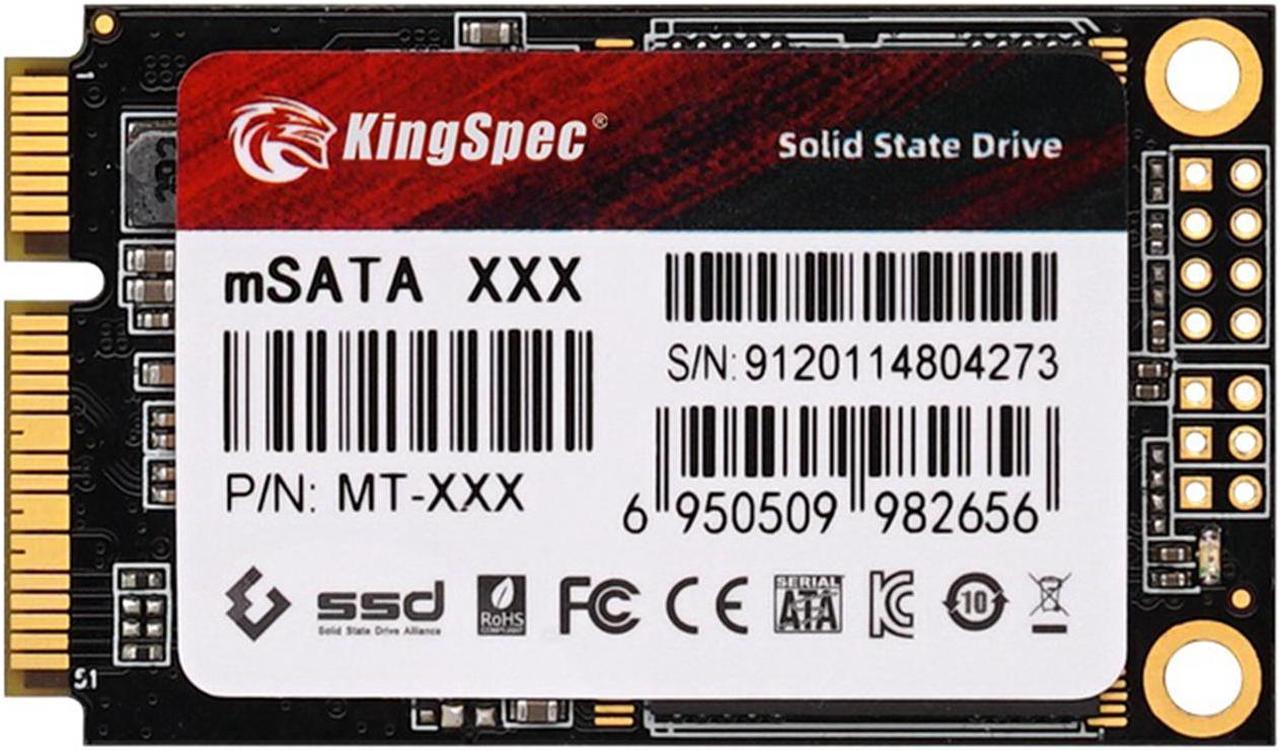 KingSpec mSATA SSD Internal Solid State Drive 1TB Data Storage SATA Hard Drives 3D NAND Flash PC Desktop Laptop Notebook Computer Upgrade