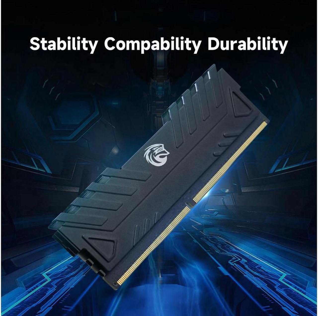 Alt view image 4 of 5 - KingSpec Gaming DDR4 RAM 16GB (2 x 8GB) 3600MHz (PC4 28800) 288-Pin Desktop PC Memory with Heatsink
