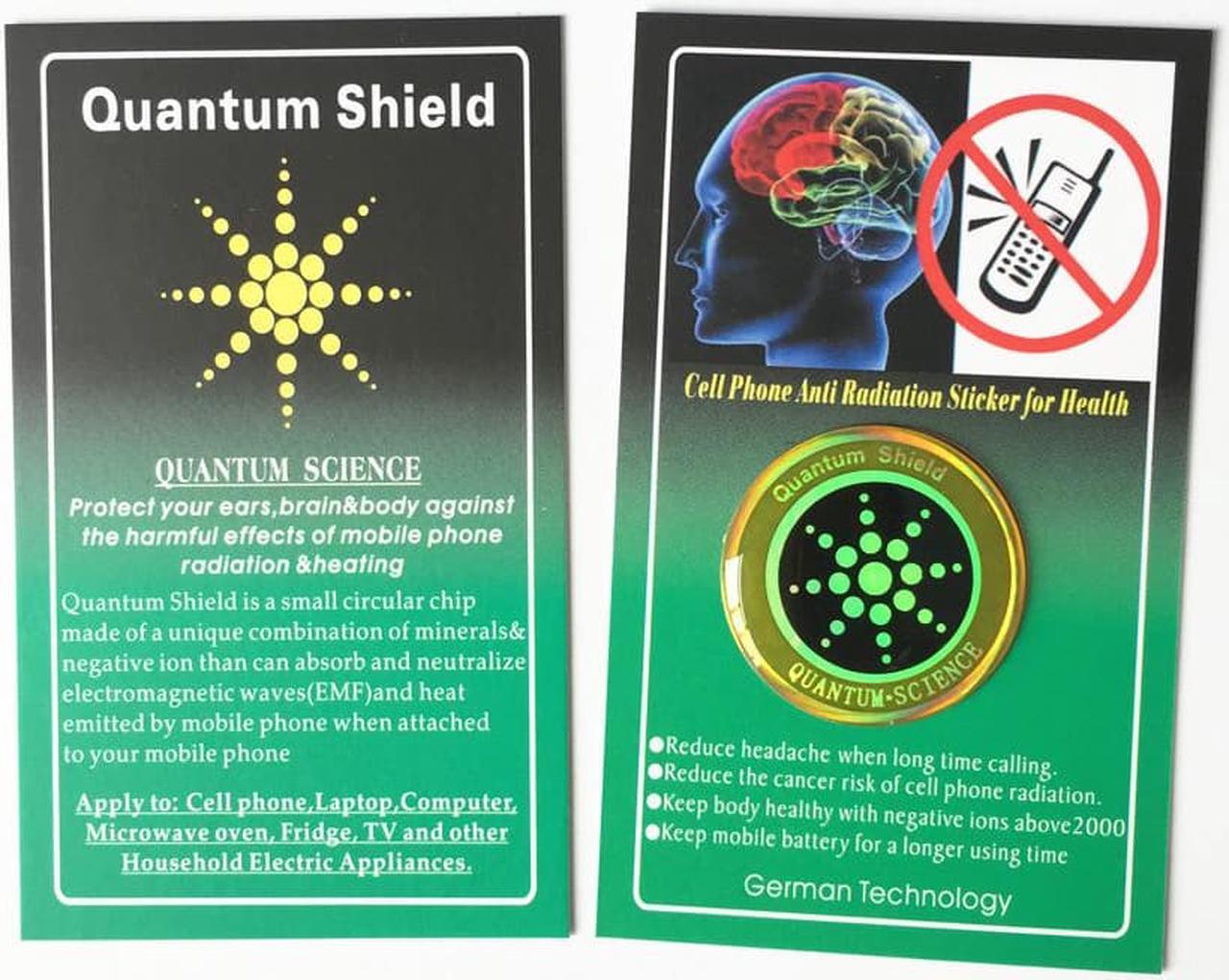 Alt view image 4 of 6 - 6pcs Quantum Shield Sticker Mobile Phone Sticker For Cell Phone Anti Radiation Protection from EMF Fusion Excel Anti-Radiation Gold