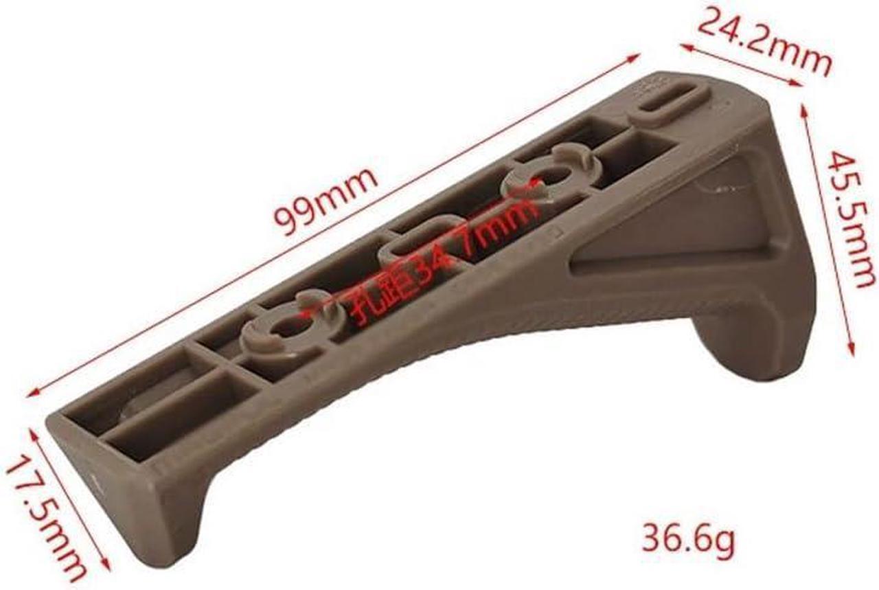 Alt view image 2 of 2 - Fore grip stabilizer for shooting, durable and lightweight nylon handle, archery balance stabilizer accessories for outdoor fishing Clear