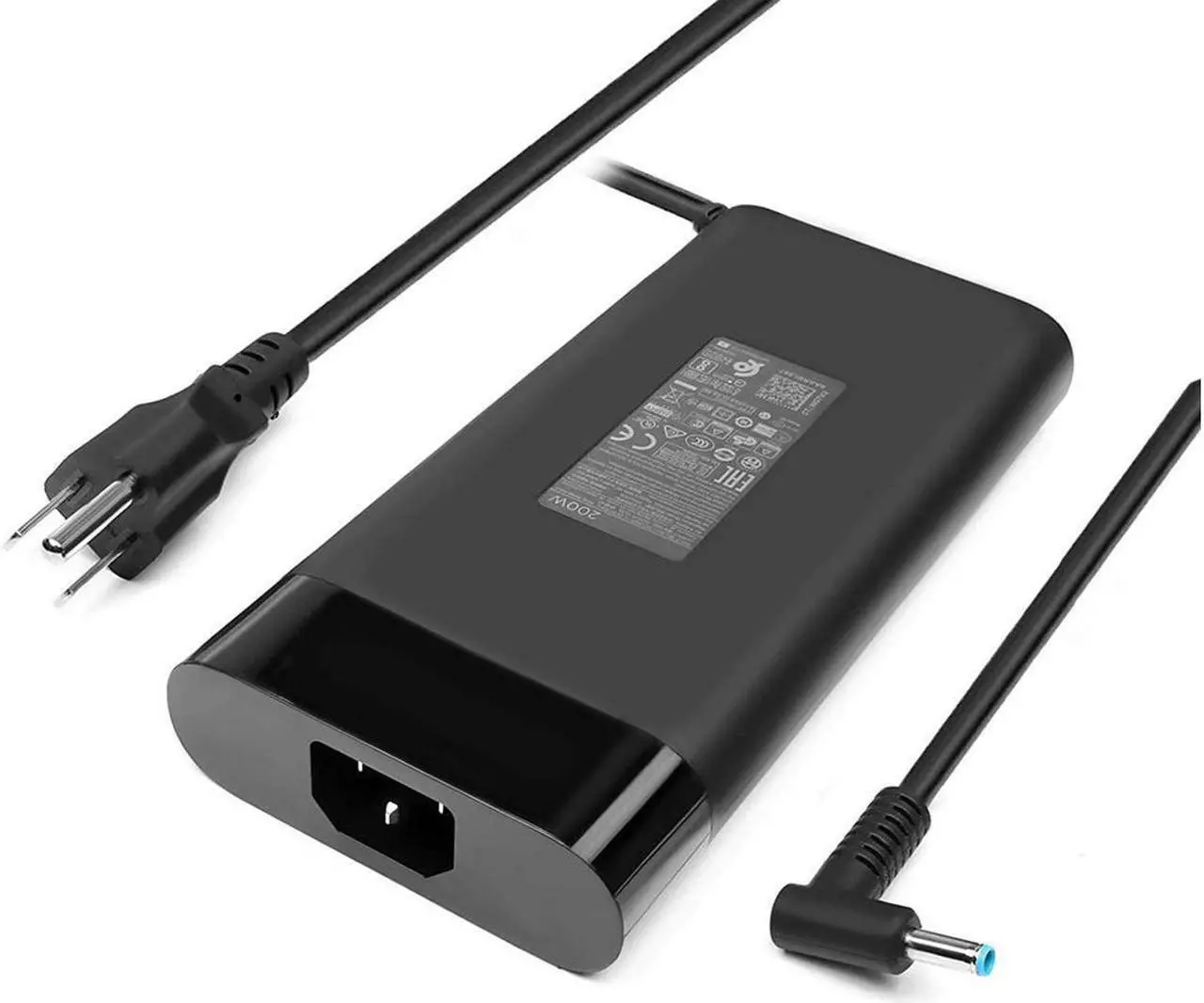 Main image of New Slim 200W Charger Replacement for HP OMEN 15-dc0052nr 15-dc0020nr Laptop PC 19.5V 10.3A TPN-DA10 L00818-850 L00895-003 Power Supply Adapter Cord