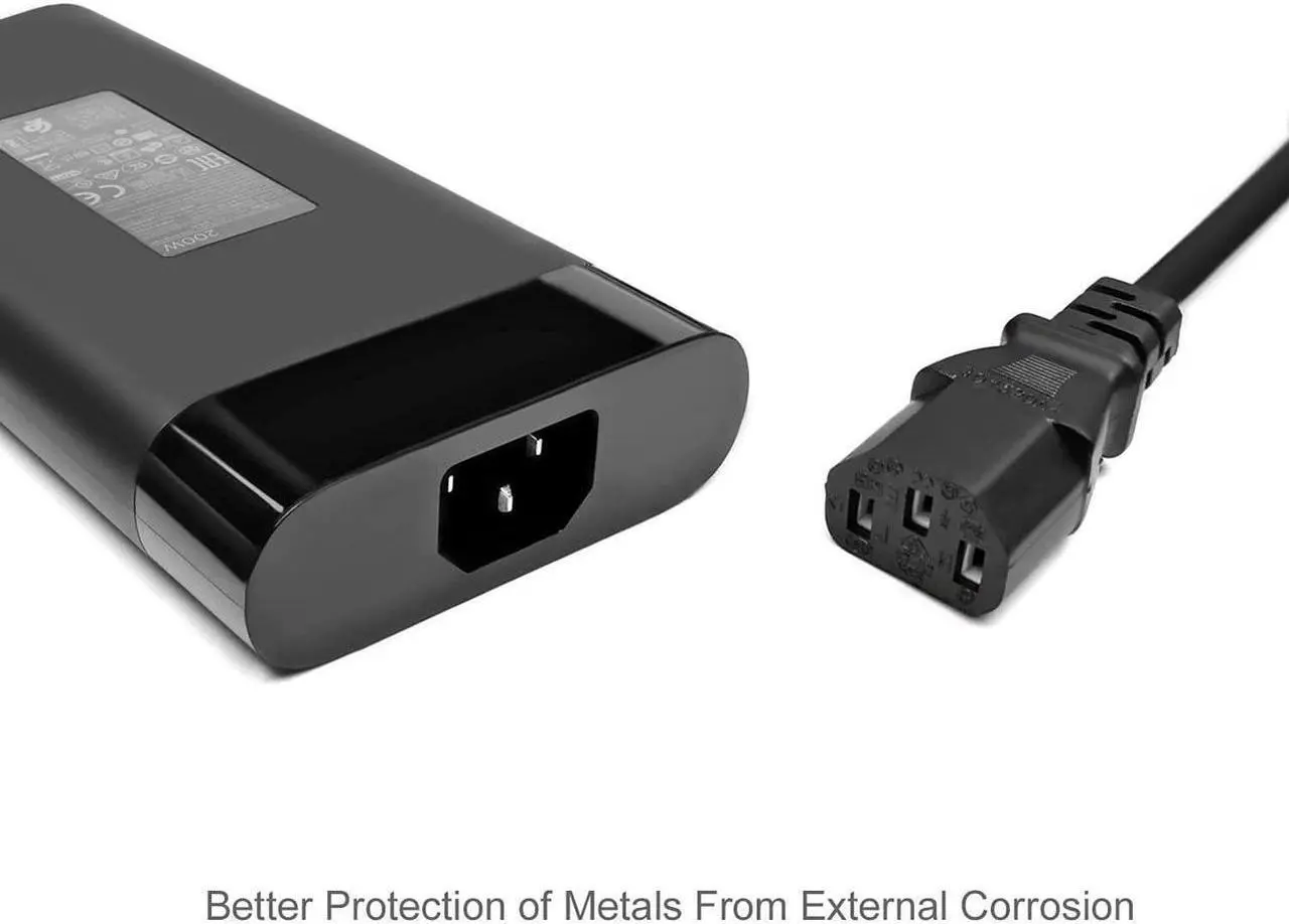 Alt view image 3 of 5 - New Slim 200W Charger Replacement for HP OMEN 15-dc0052nr 15-dc0020nr Laptop PC 19.5V 10.3A TPN-DA10 L00818-850 L00895-003 Power Supply Adapter Cord