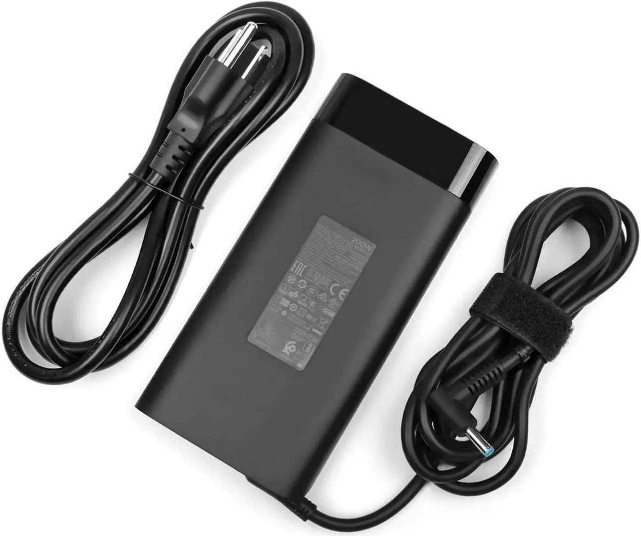 Alt view image 4 of 5 - New Slim 200W Charger Replacement for HP OMEN 15-dc0052nr 15-dc0020nr Laptop PC 19.5V 10.3A TPN-DA10 L00818-850 L00895-003 Power Supply Adapter Cord