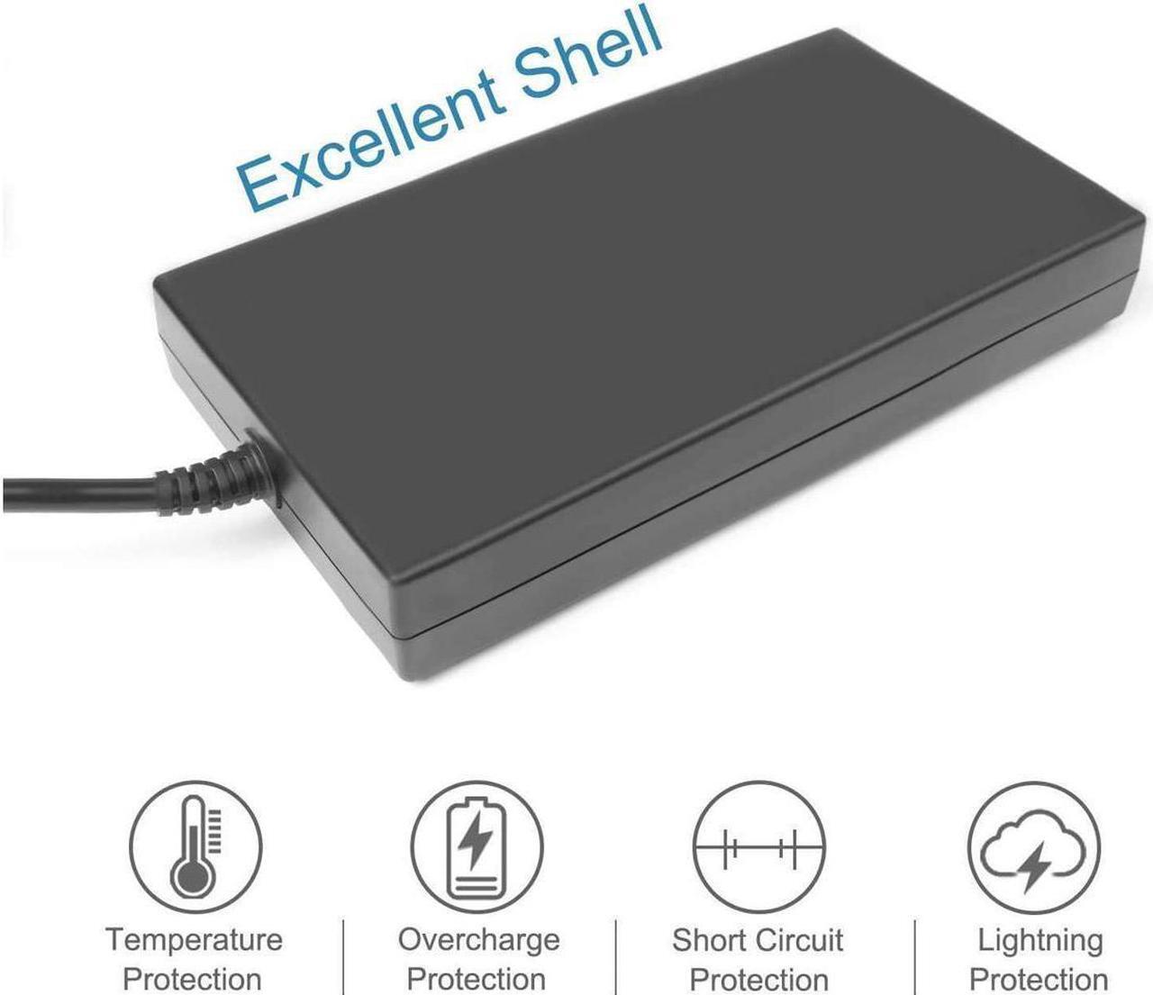 Alt view image 7 of 7 - 19.5V 10.3A 200W Charger Replacement for HP OMEN 15-dc0087nr 15-dc0085nr Laptop PC TPN-CA03 815680-002/001 Slim Power Supply Adapter Cord