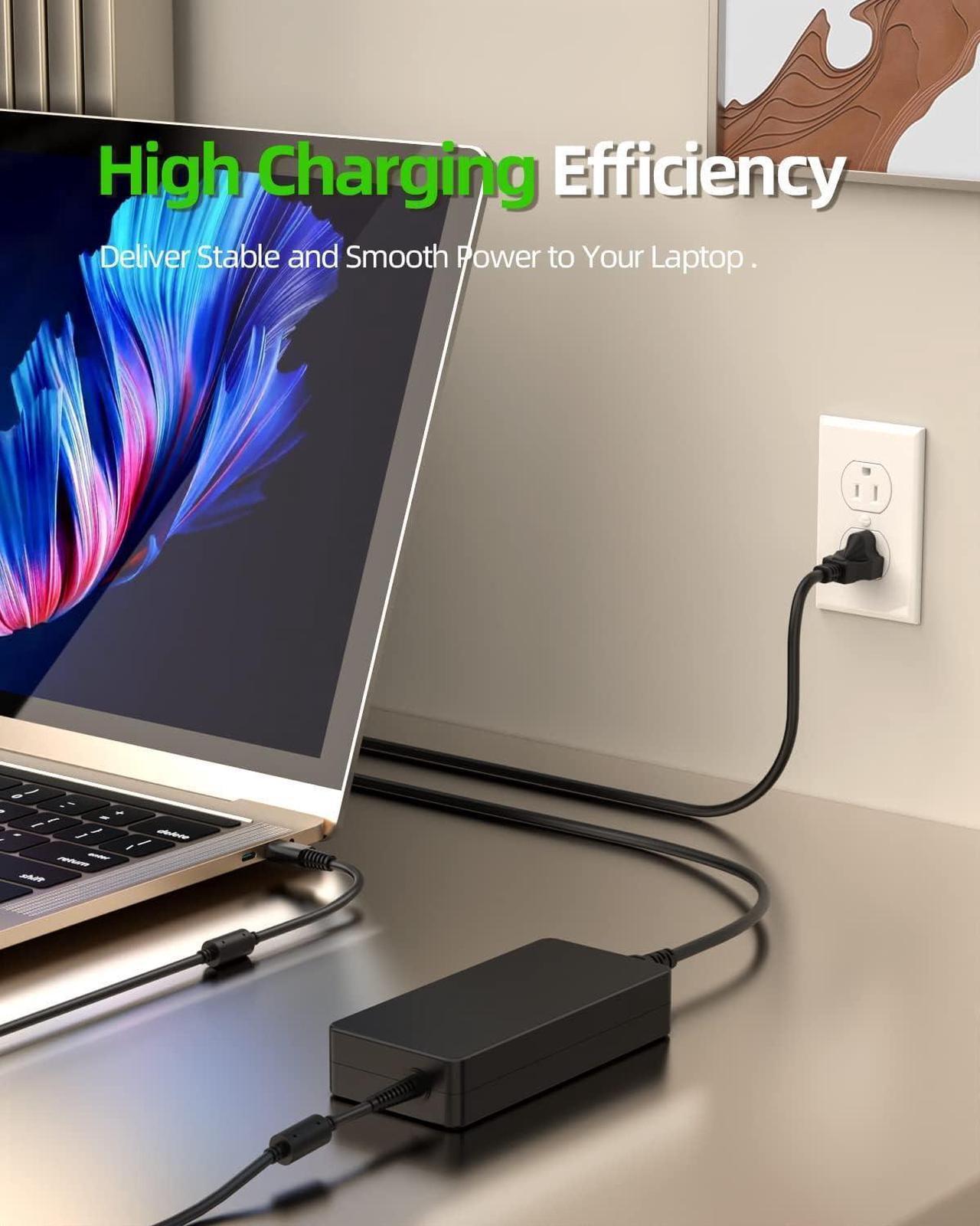 Alt view image 3 of 5 - 330W 280W Charger for MSI Raider GE78HX 13VI 13VI-086US 17" Gaming Laptop 19.5V 16.92A A20-330P1A AC Power Supply Adapter Cord