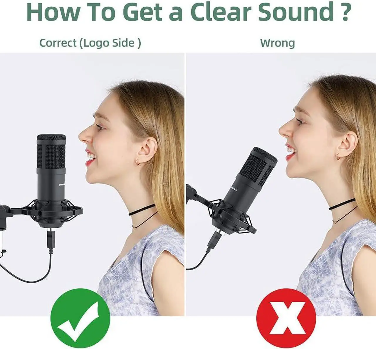 Alt view image 4 of 7 - USB Streaming Podcast PC Microphone, Professional 192KHZ/24Bit Studio Cardioid Condenser Mic Kit with Sound Card Boom Arm Shock Mount Pop Filter, for Skype Youtuber Karaoke Gaming Recording