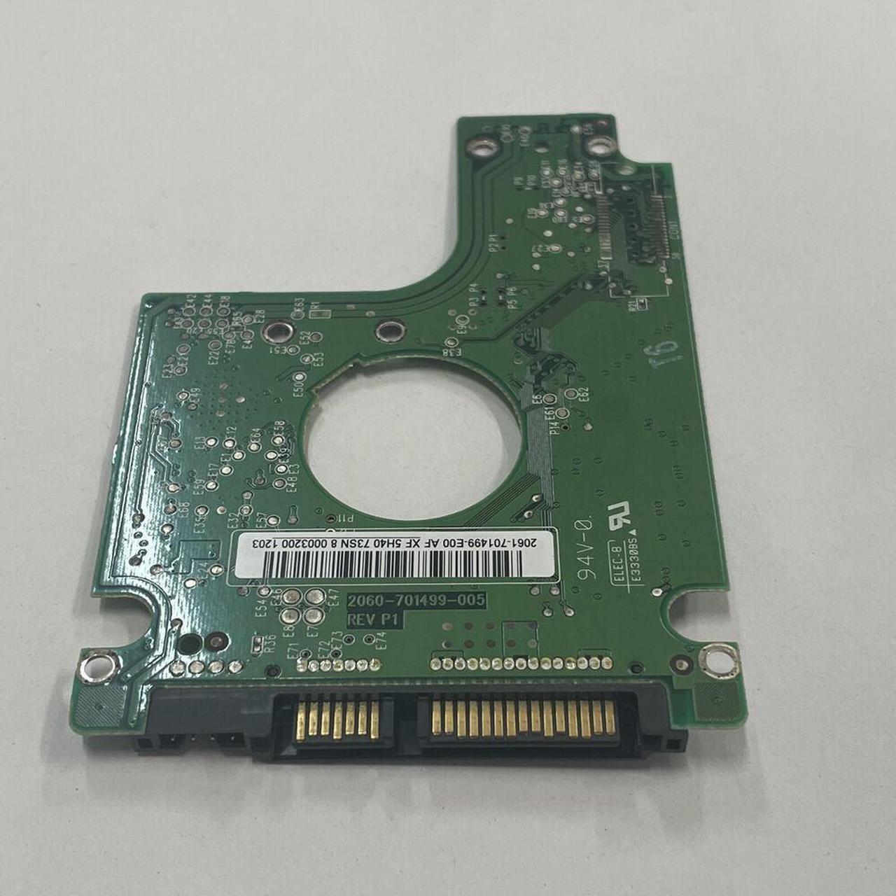 Alt view image 3 of 4 - SATA HDD PCB Board 2060-701499-005 REV P1 FW T2 0WU082