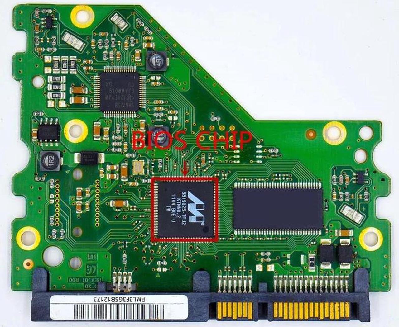 Alt view image 2 of 3 - HE103SJ  hard disk circuit board number: BF41-00359A F3_2D REV.01 R00