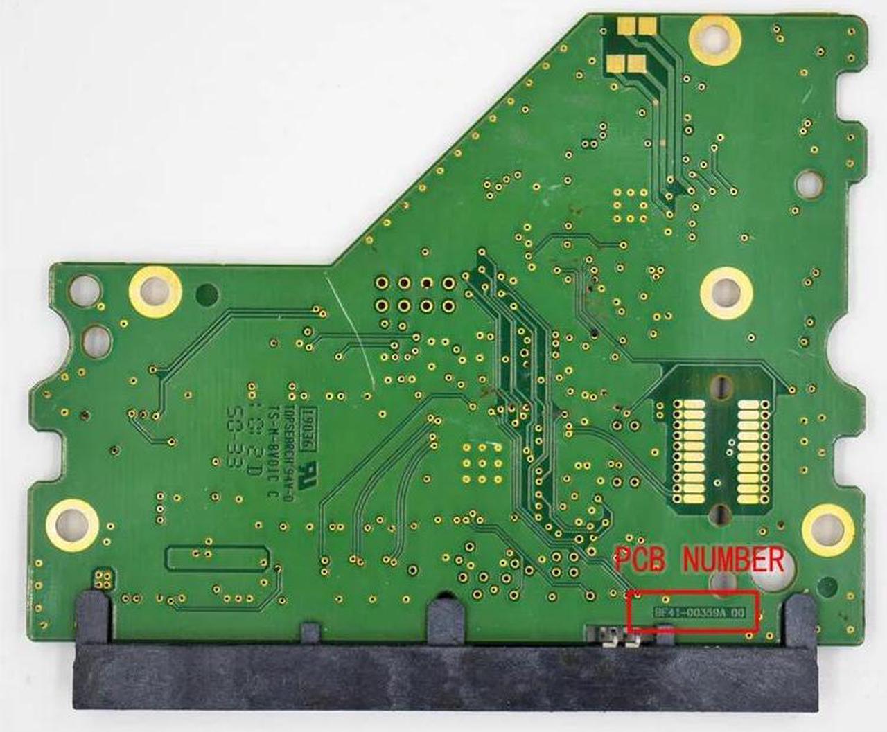 Alt view image 3 of 3 - HE103SJ  hard disk circuit board number: BF41-00359A F3_2D REV.01 R00