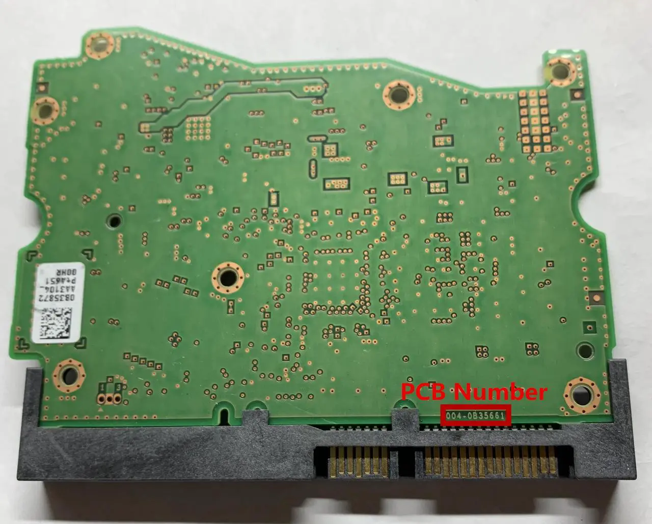 Alt view image 3 of 3 - 0B35661  hard disk PCB Board No. 004-0B35661 , 001-0B35661, 0B35872