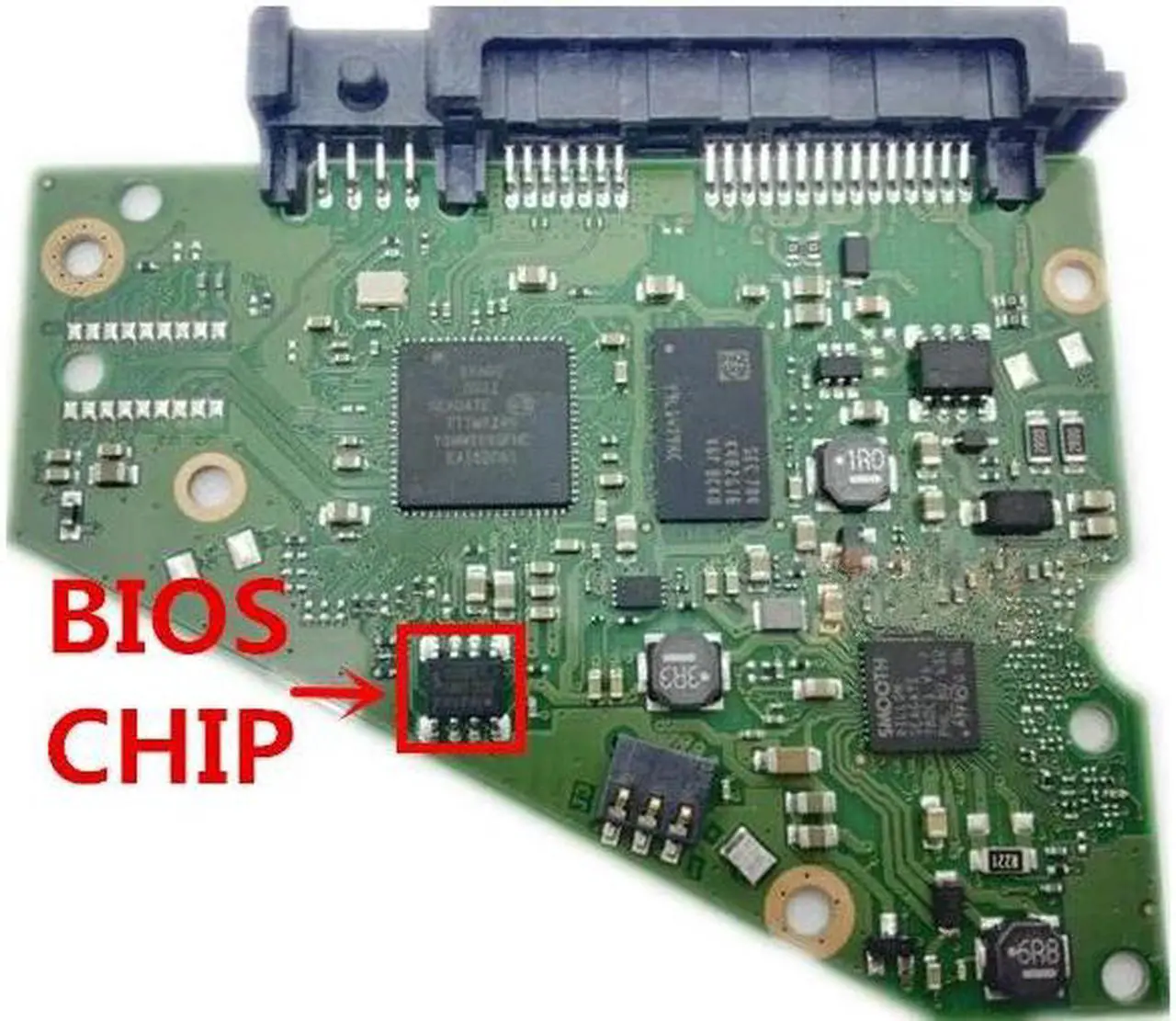 Alt view image 2 of 3 - hard disk circuit board / 100800538 REV A  / 0534 , ST4000DM004