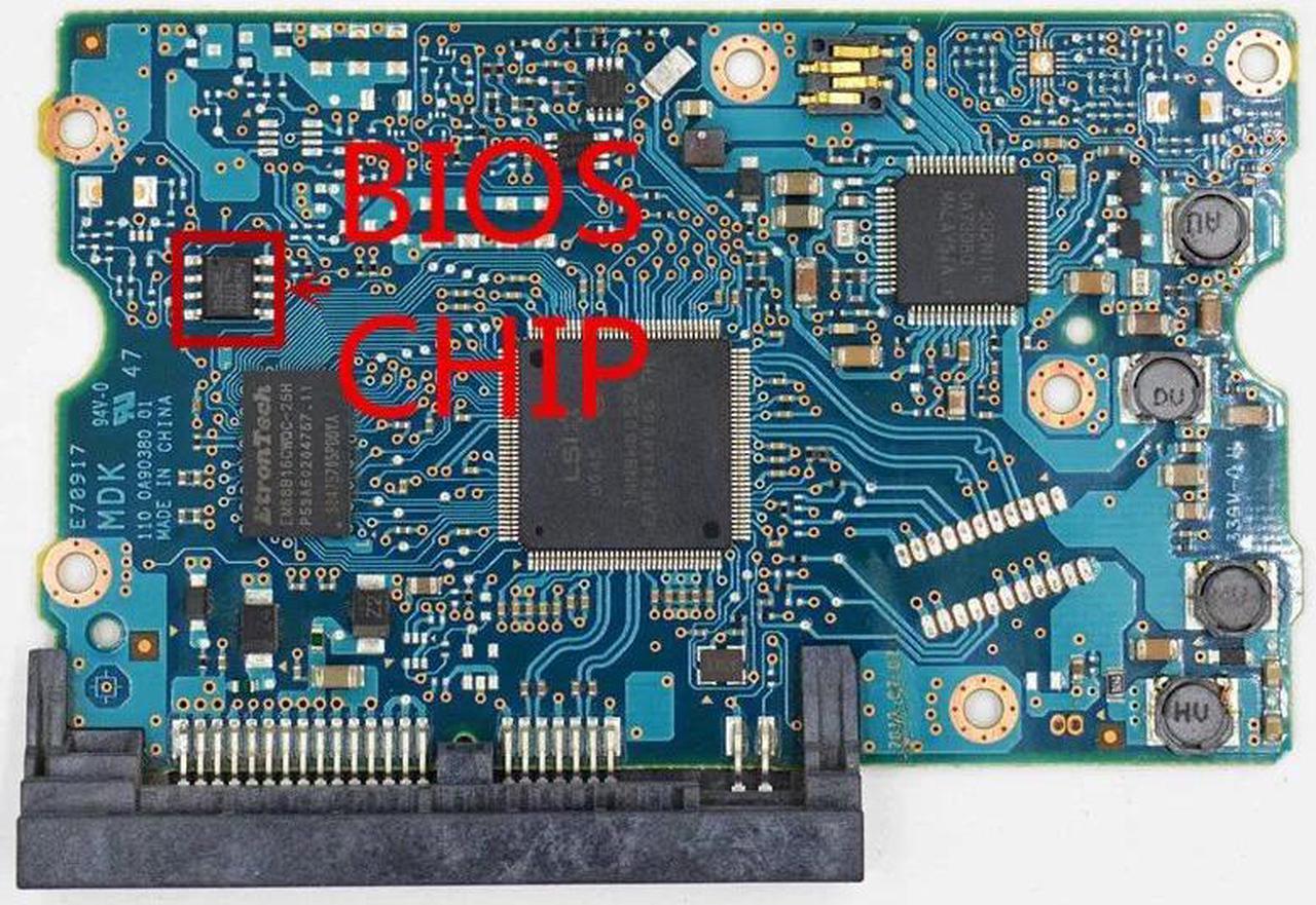 Alt view image 2 of 3 - HDD PCB / 220 0A90380 01 , 110 0A90380 01 / Stickers: 9F10781 , 0J24069 , 9F10779 / DT01ABA300 , DT01ABA200