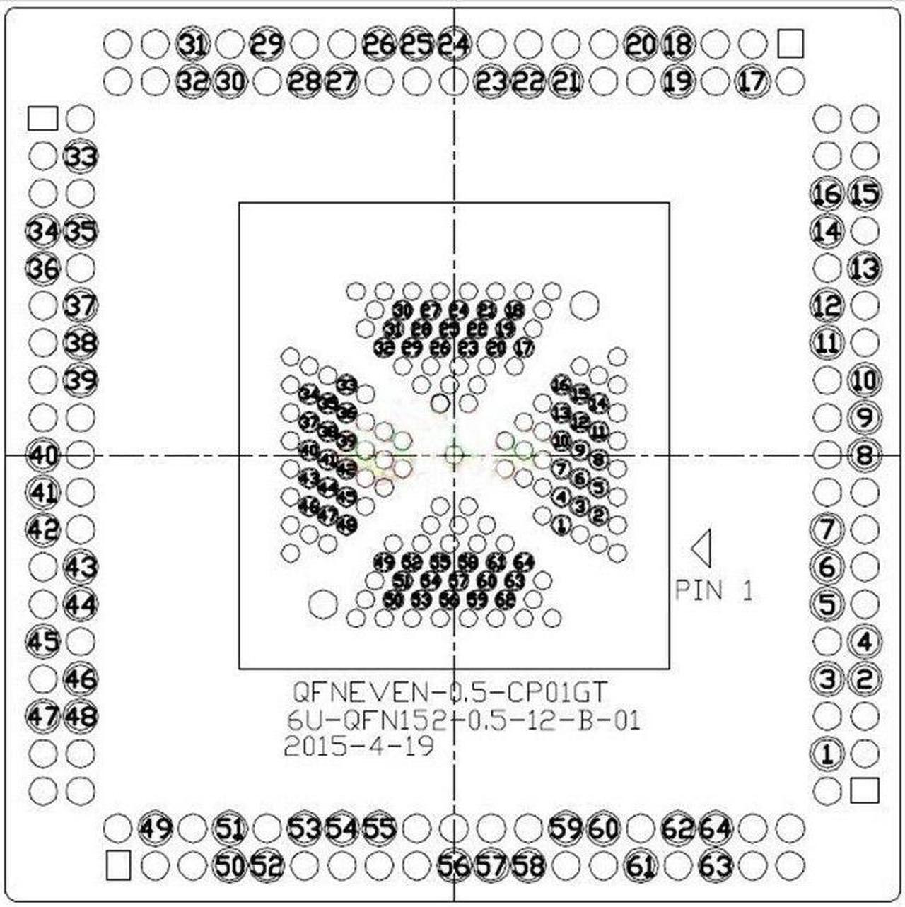 Alt view image 5 of 6 - For NEW QFN64 to DIP64 IC Test Socket Programming Adapter for QFN64 MLF64 MLP64
